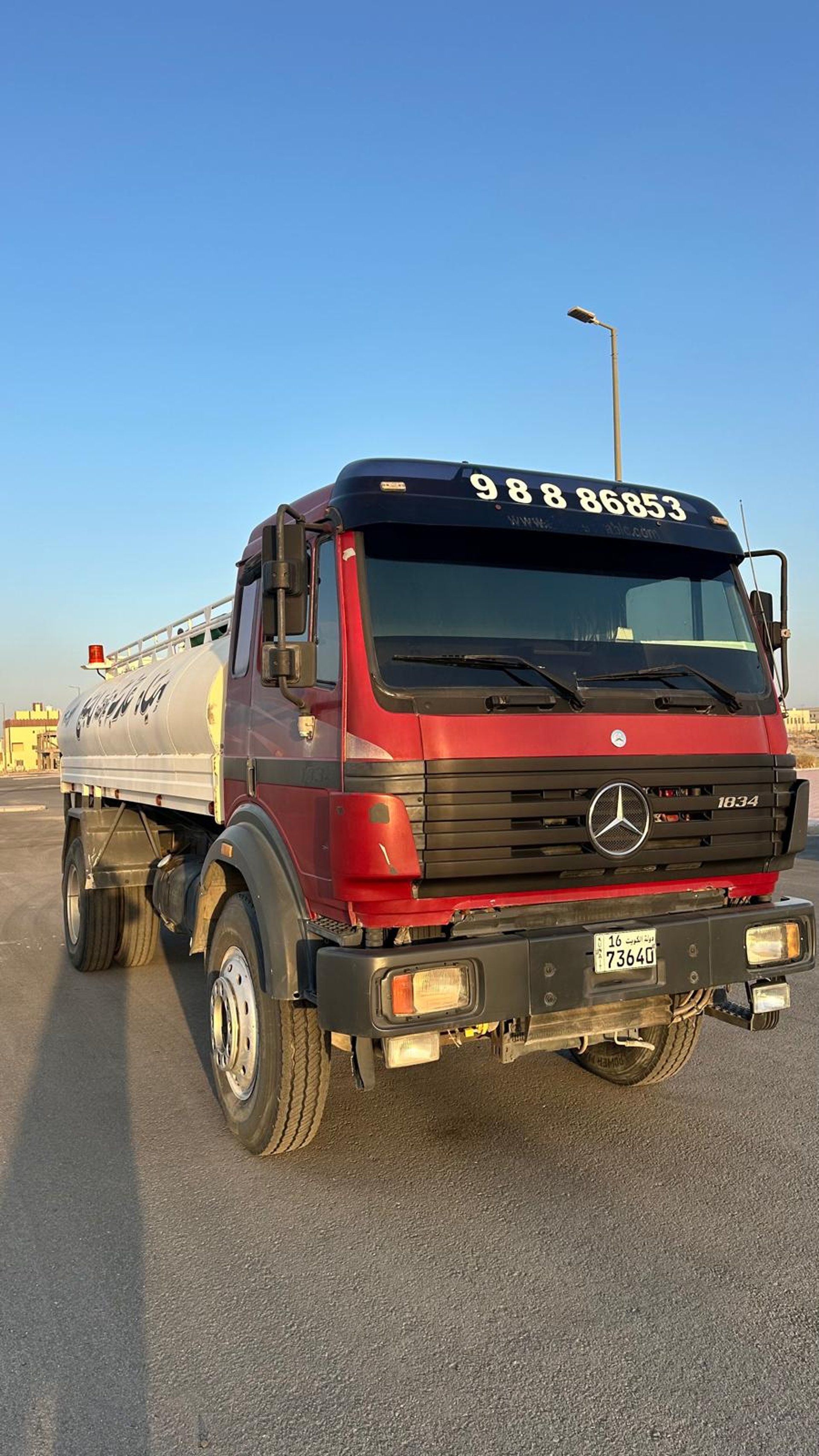 تنكر مياه الوفرة - تنكر مياه صباح الأحمد - تنكر مياه خيران