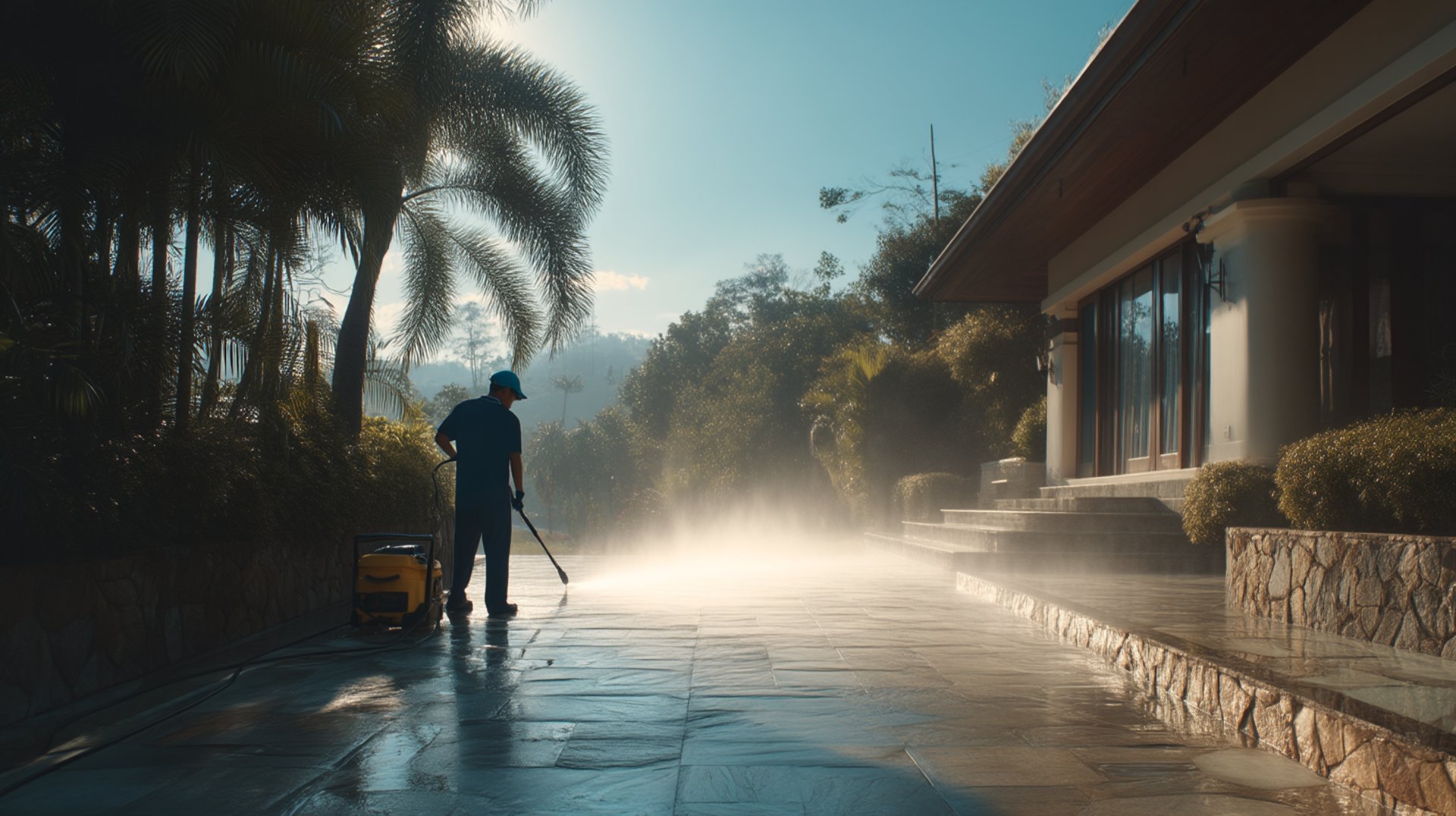 woman wearing yellow long-sleeved dress under white clouds and blue sky during daytime