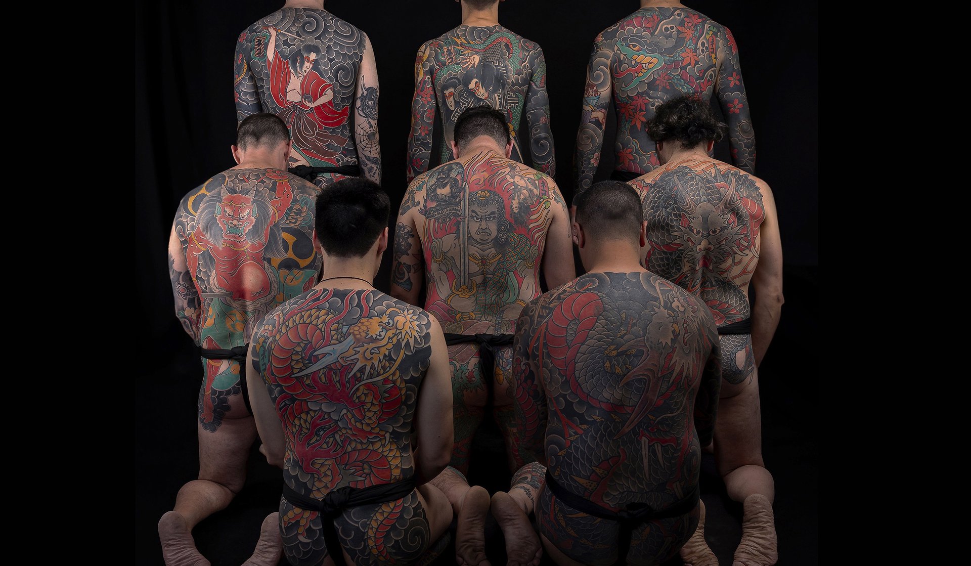 black blue and yellow textile