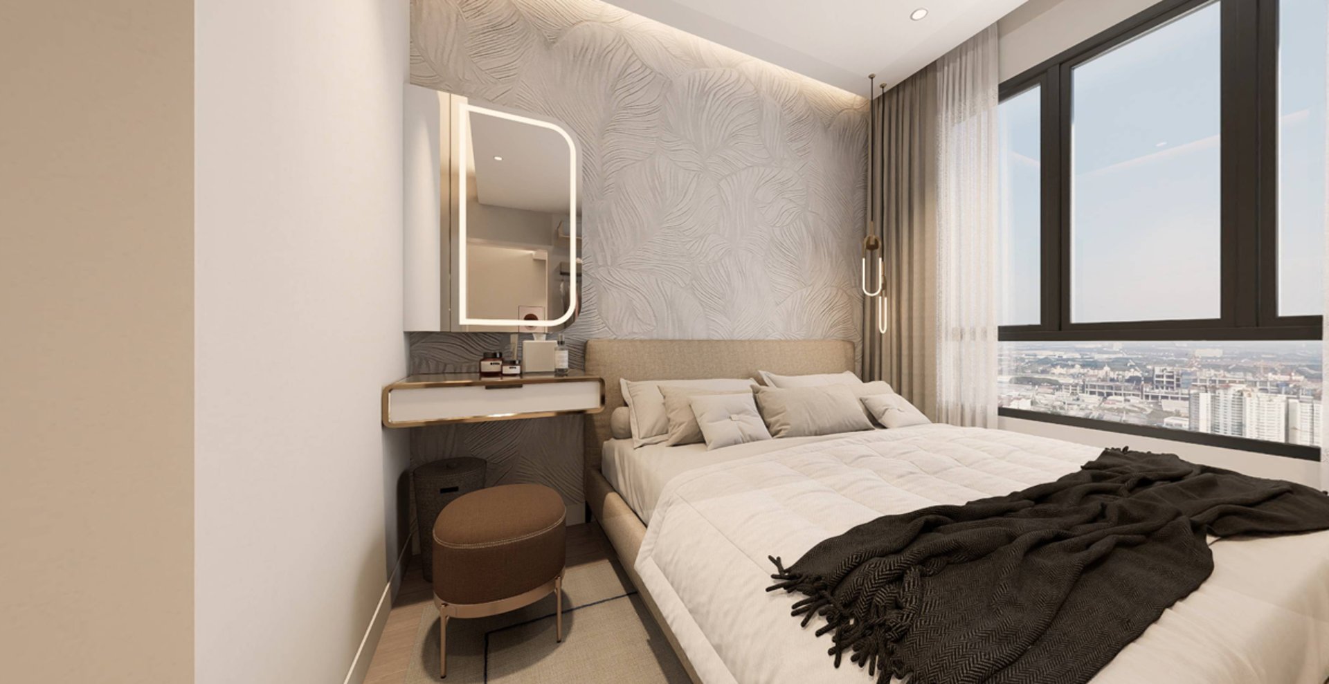 black and white bed linen