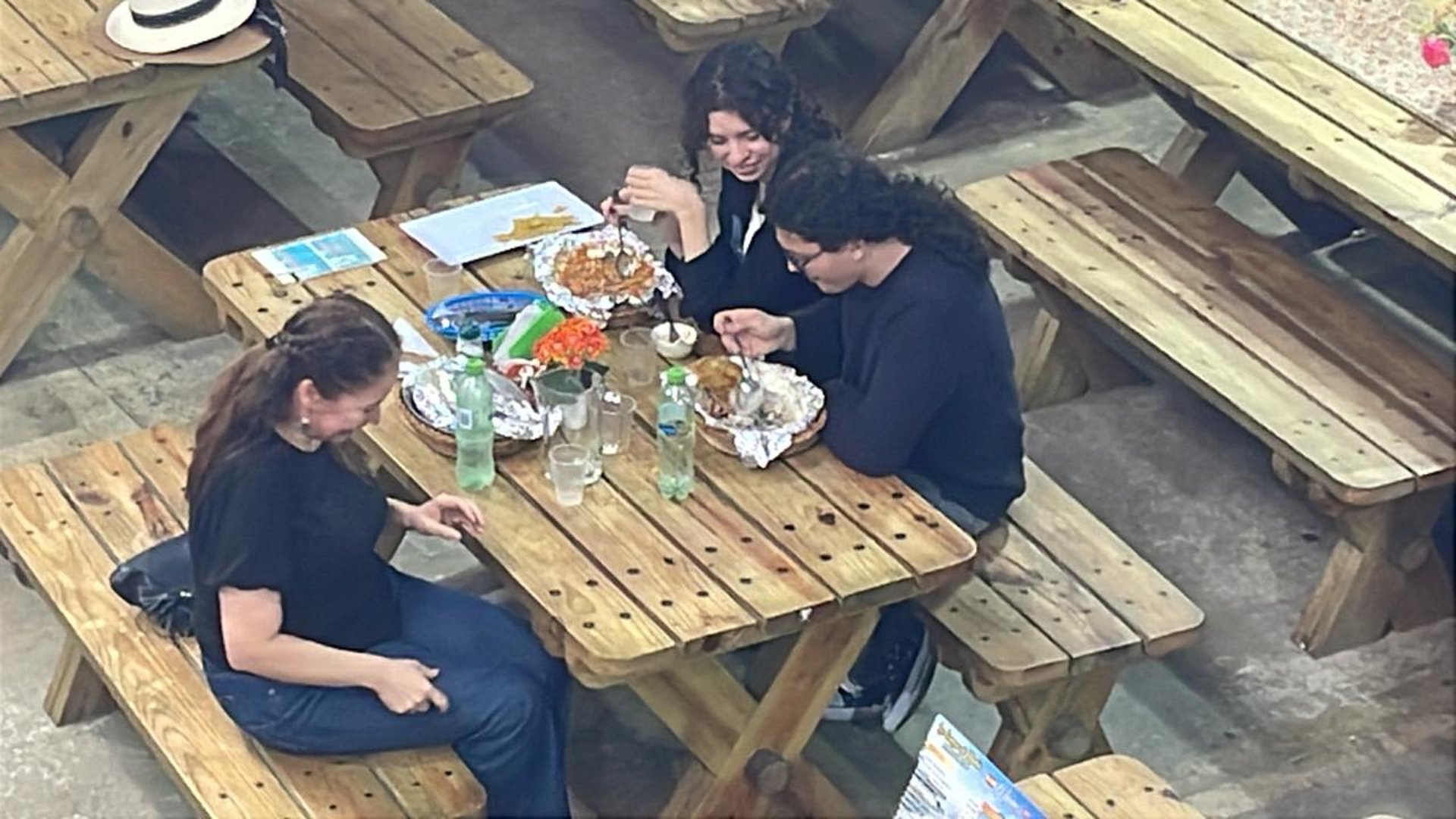 black and brown leather padded tub sofa