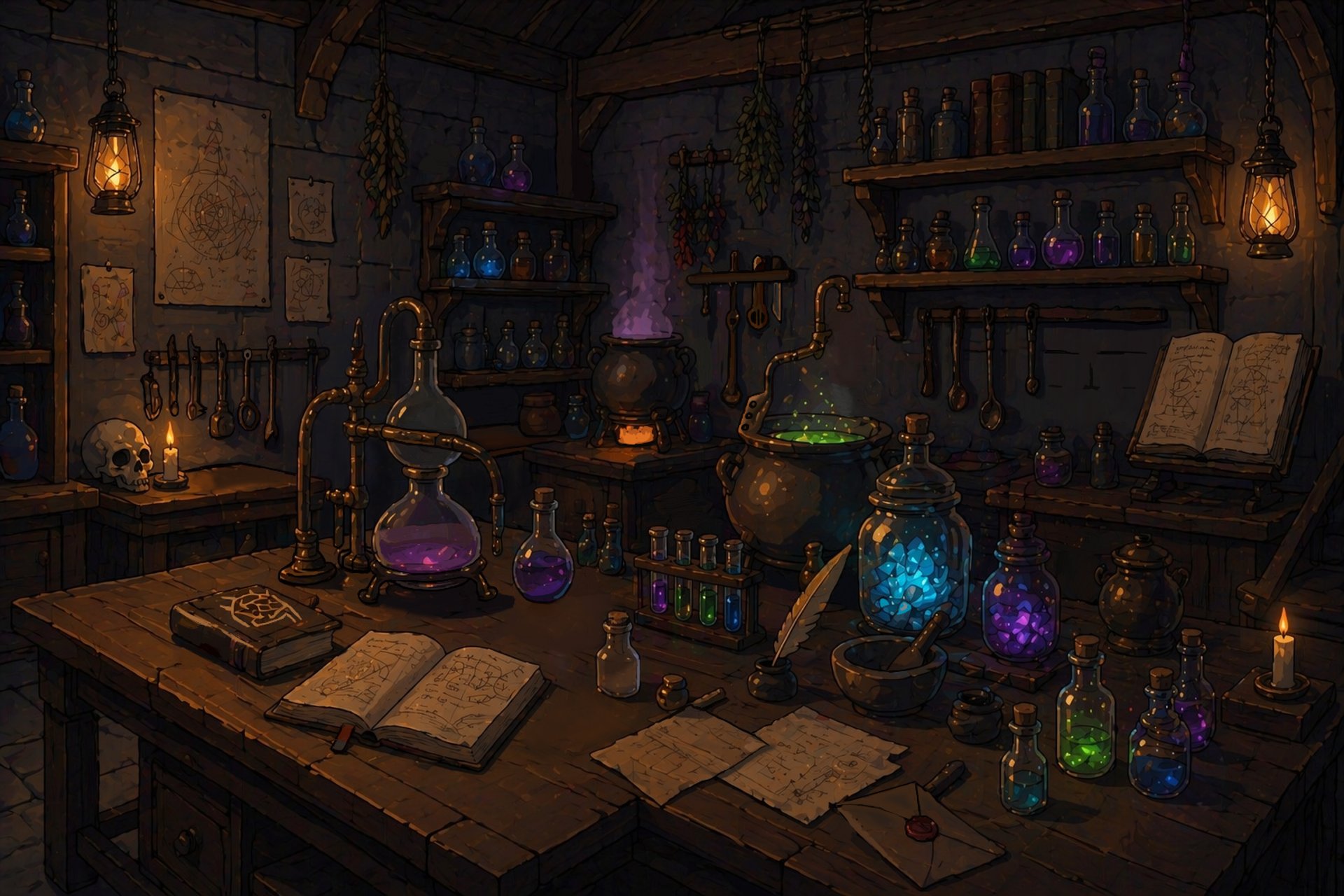 view of floating open book from stacked books in library