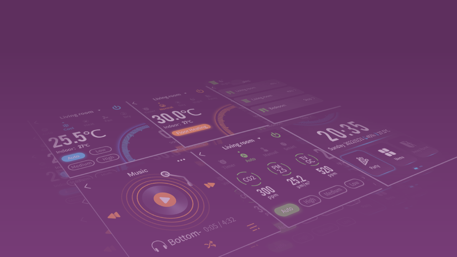 an abstract photo of a curved building with a blue sky in the background