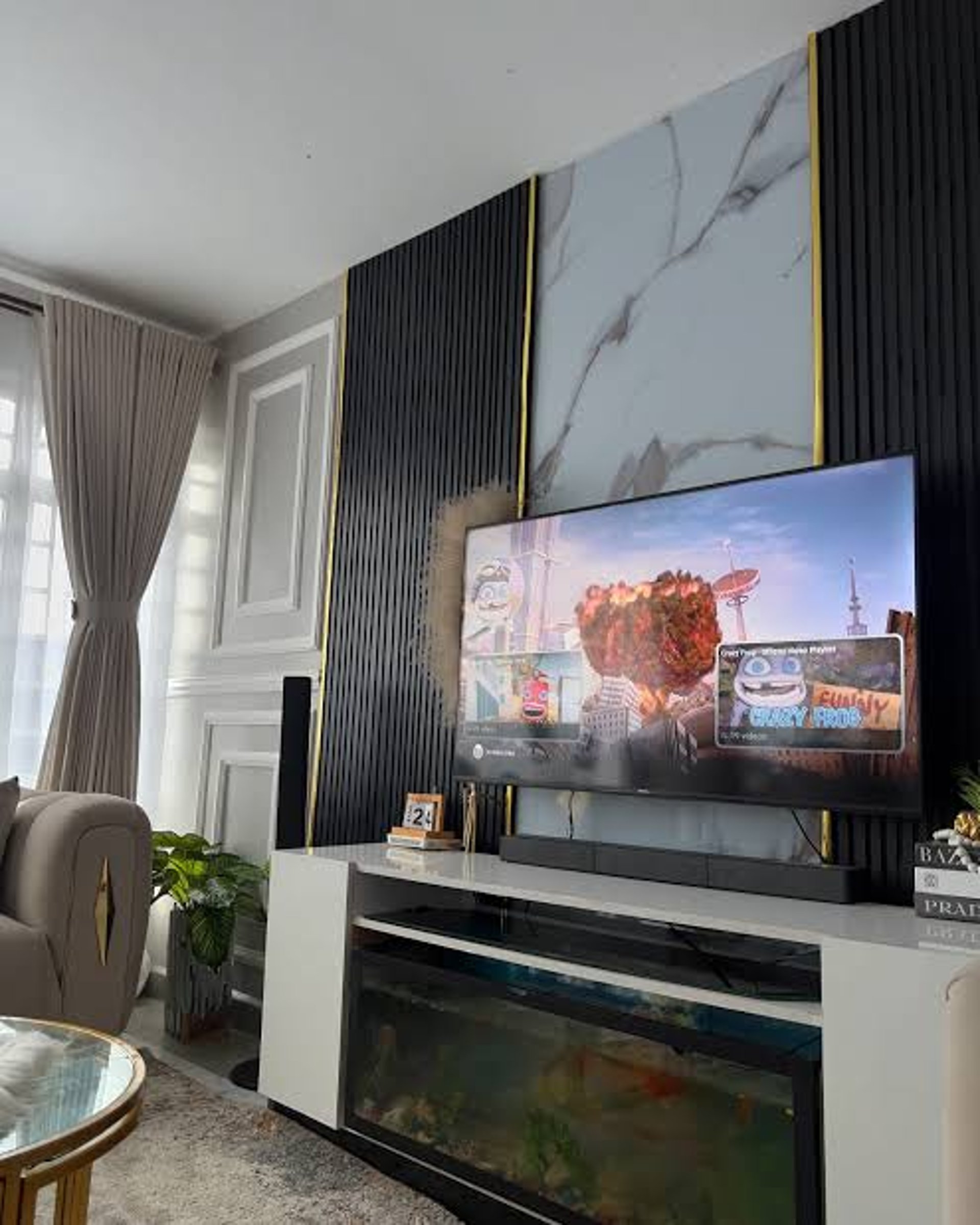 black and brown leather padded tub sofa