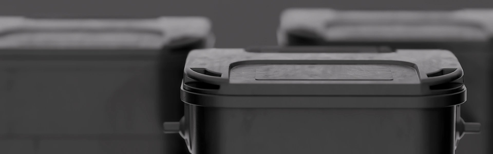 an abstract photo of a curved building with a blue sky in the background