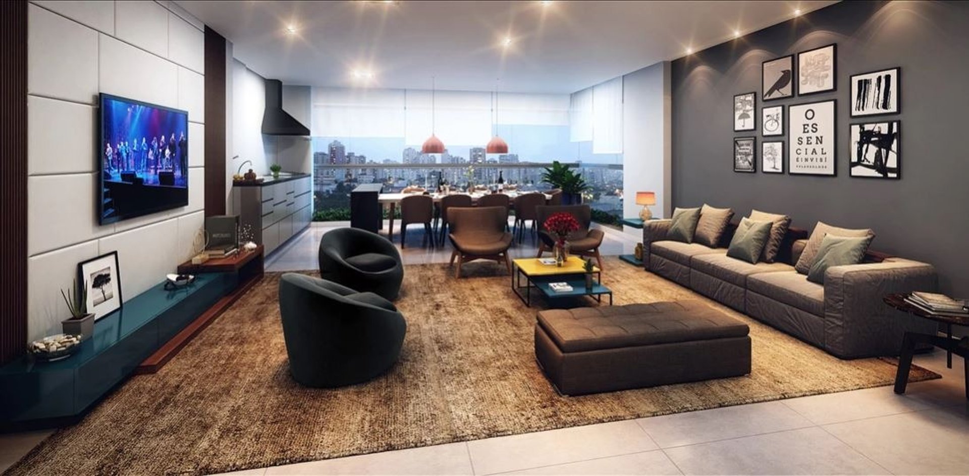 black and brown leather padded tub sofa