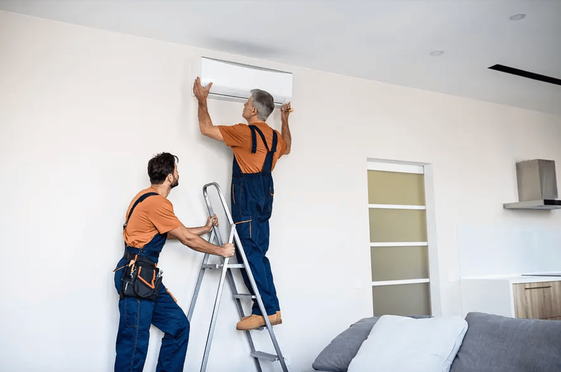 black and brown leather padded tub sofa