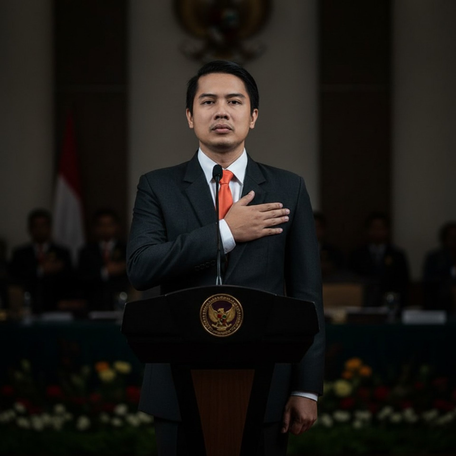 an abstract photo of a curved building with a blue sky in the background