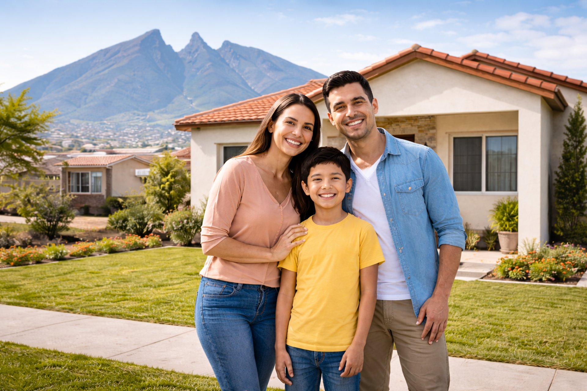 white and brown house near green grass field under white clouds and blue sky during daytime