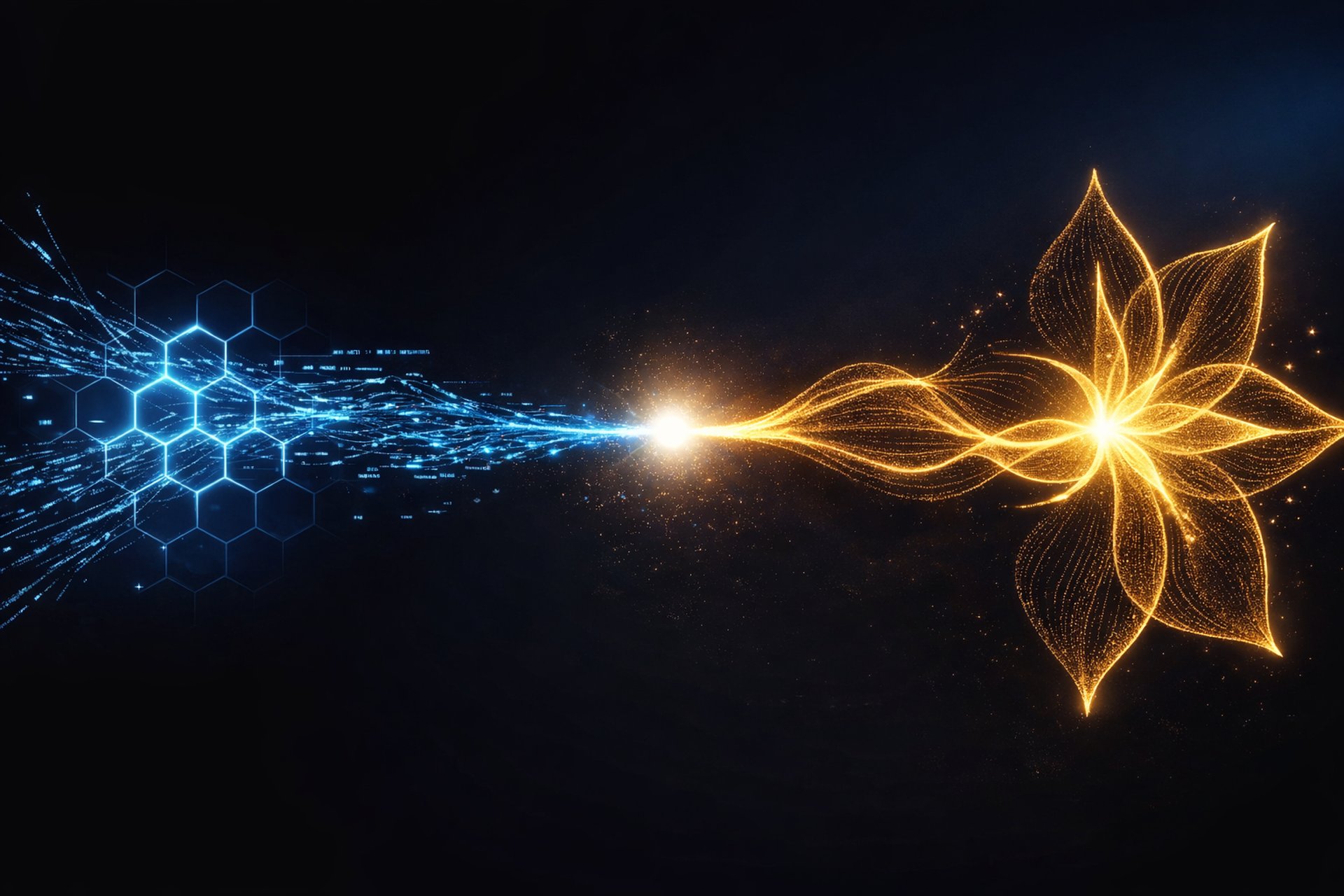 an abstract photo of a curved building with a blue sky in the background