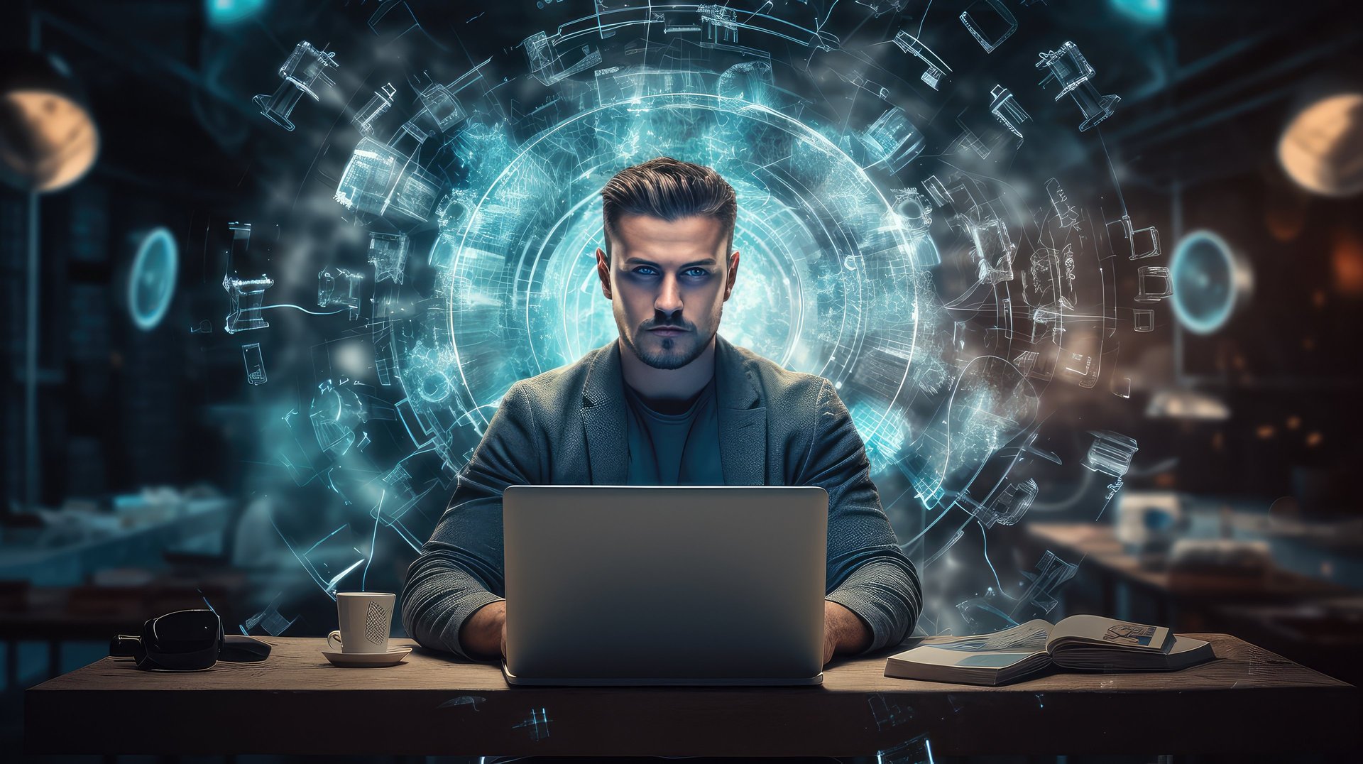 black blue and yellow textile