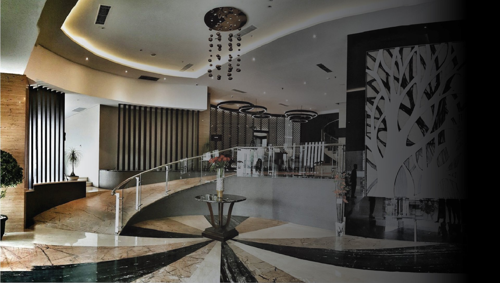 black and white bed linen