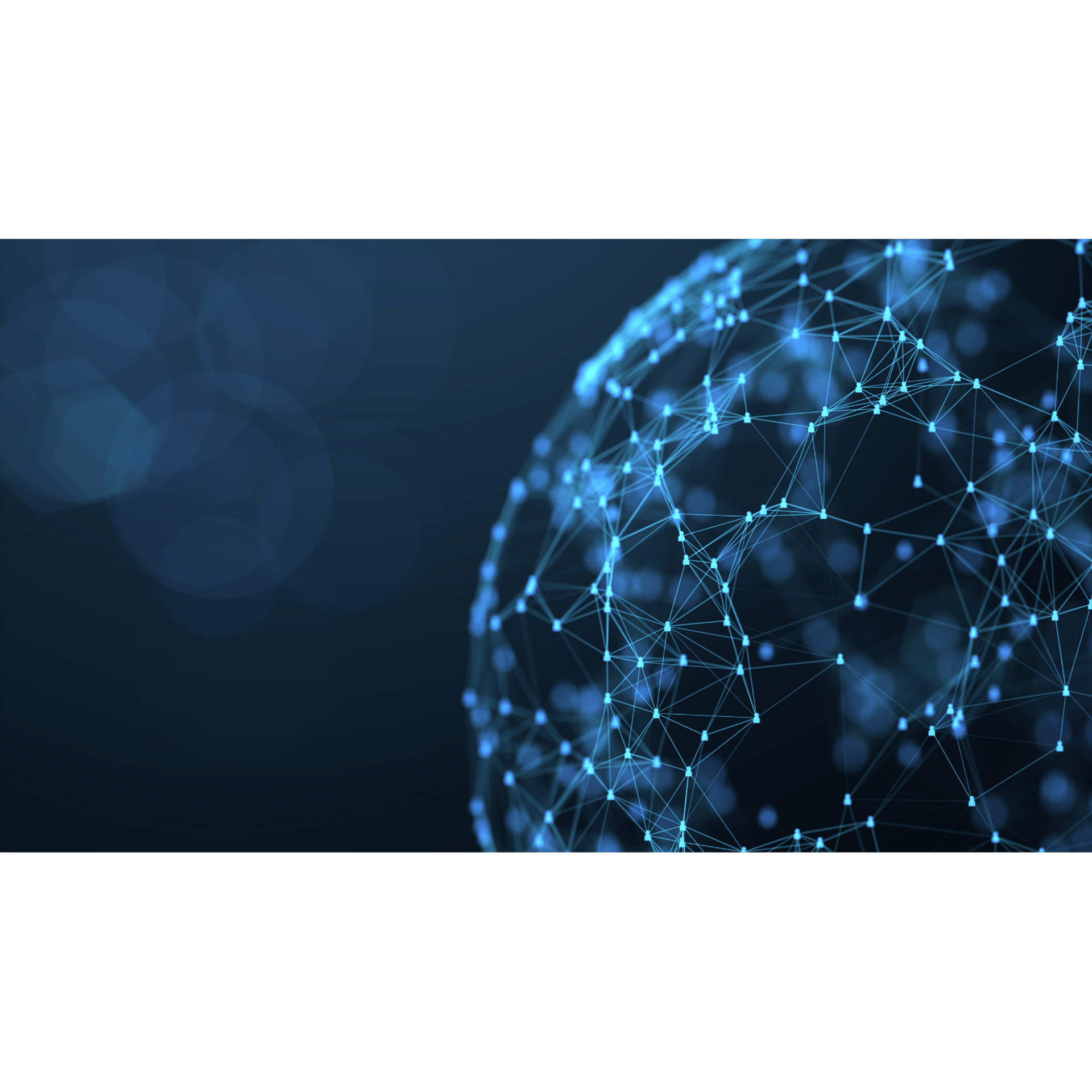 an abstract photo of a curved building with a blue sky in the background