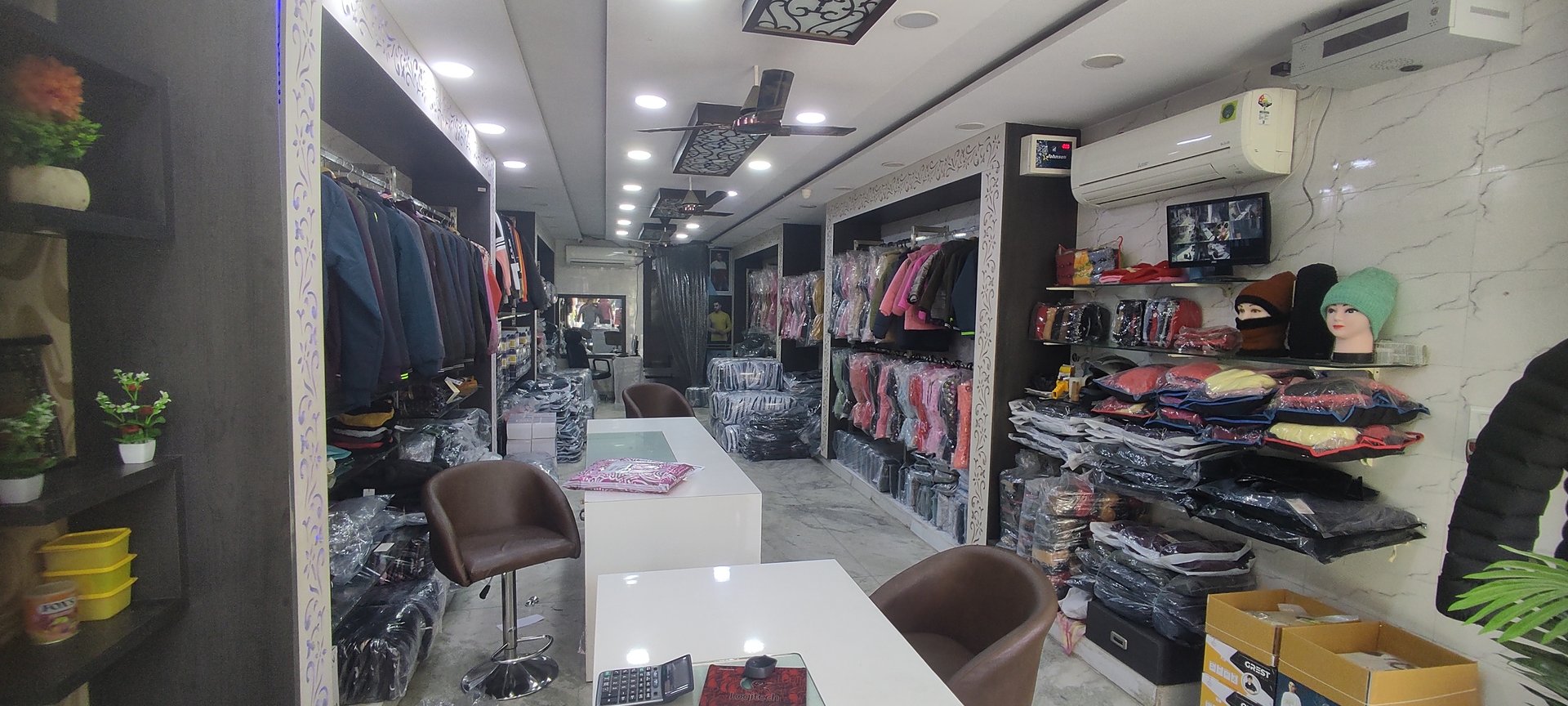 person wearing grey knit sweater