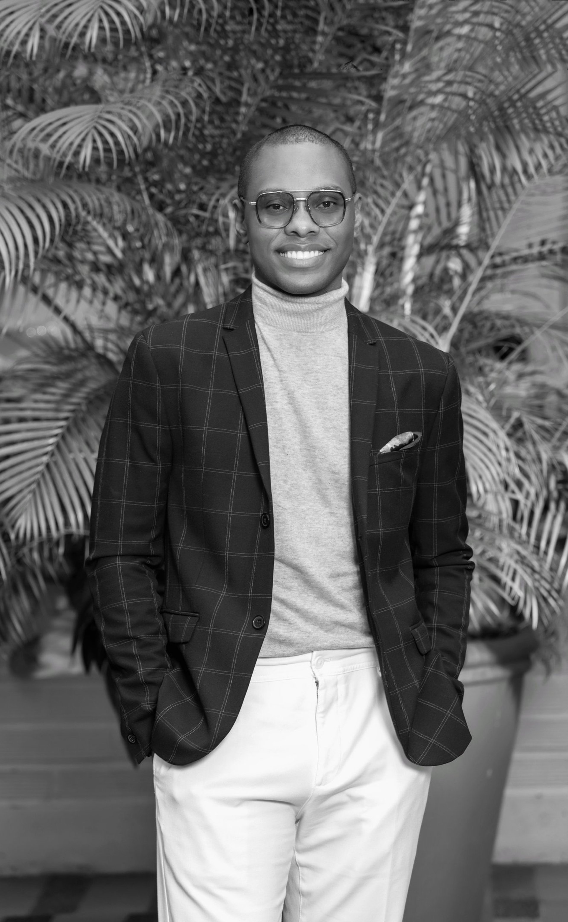 an abstract photo of a curved building with a blue sky in the background