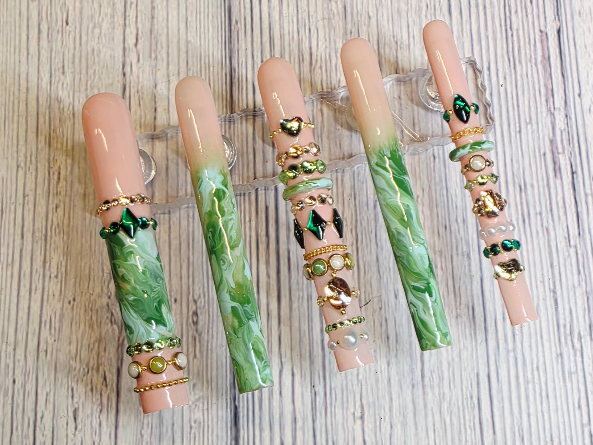 an abstract photo of a curved building with a blue sky in the background