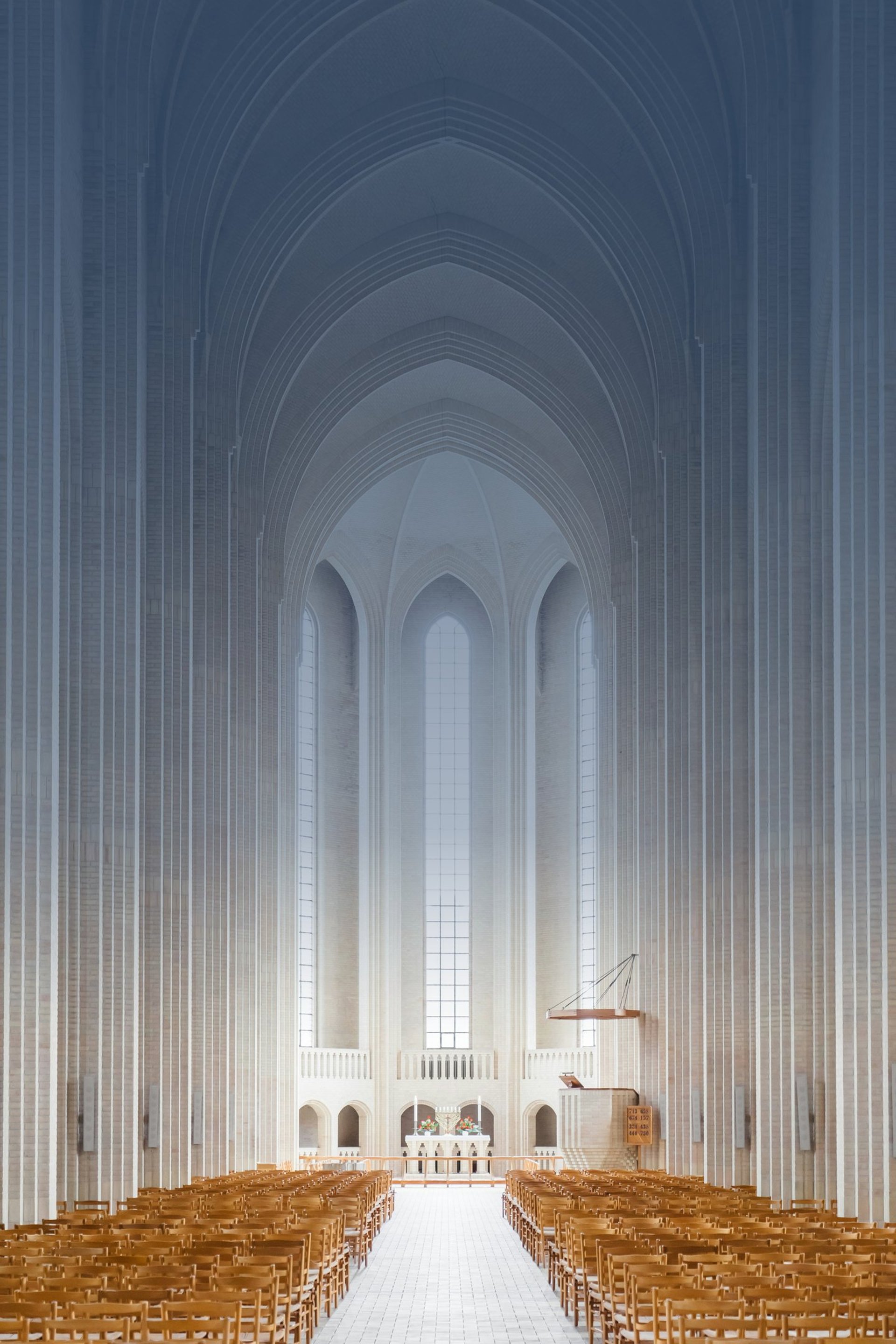 empty cathedral interior