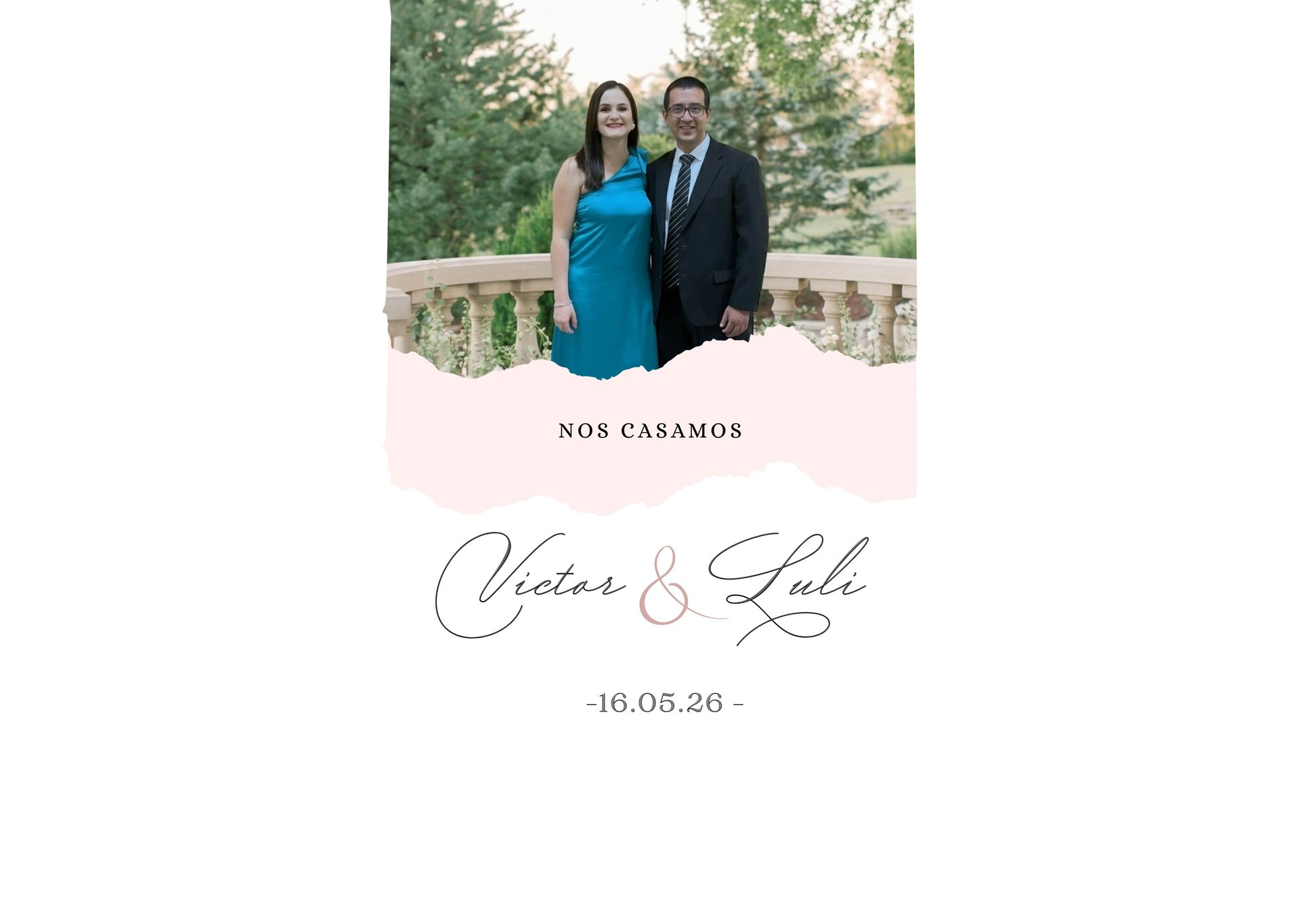 woman in white wedding dress stands in front of man in tuxedo