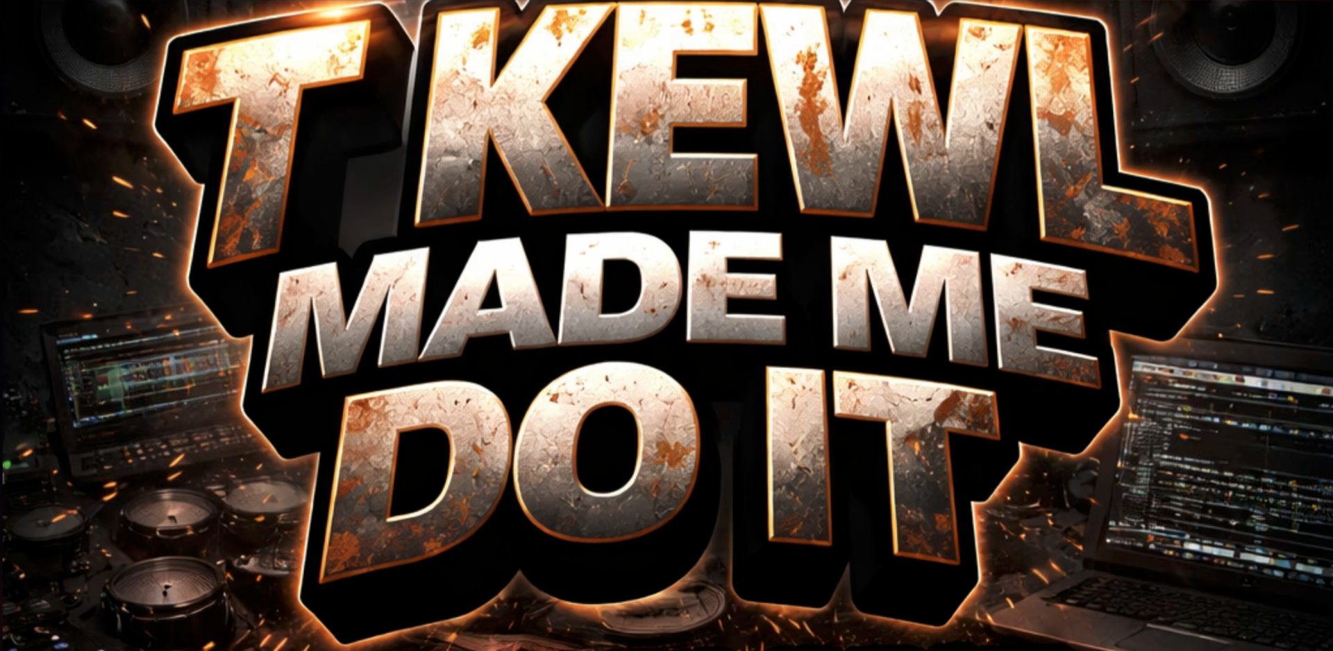 an abstract photo of a curved building with a blue sky in the background