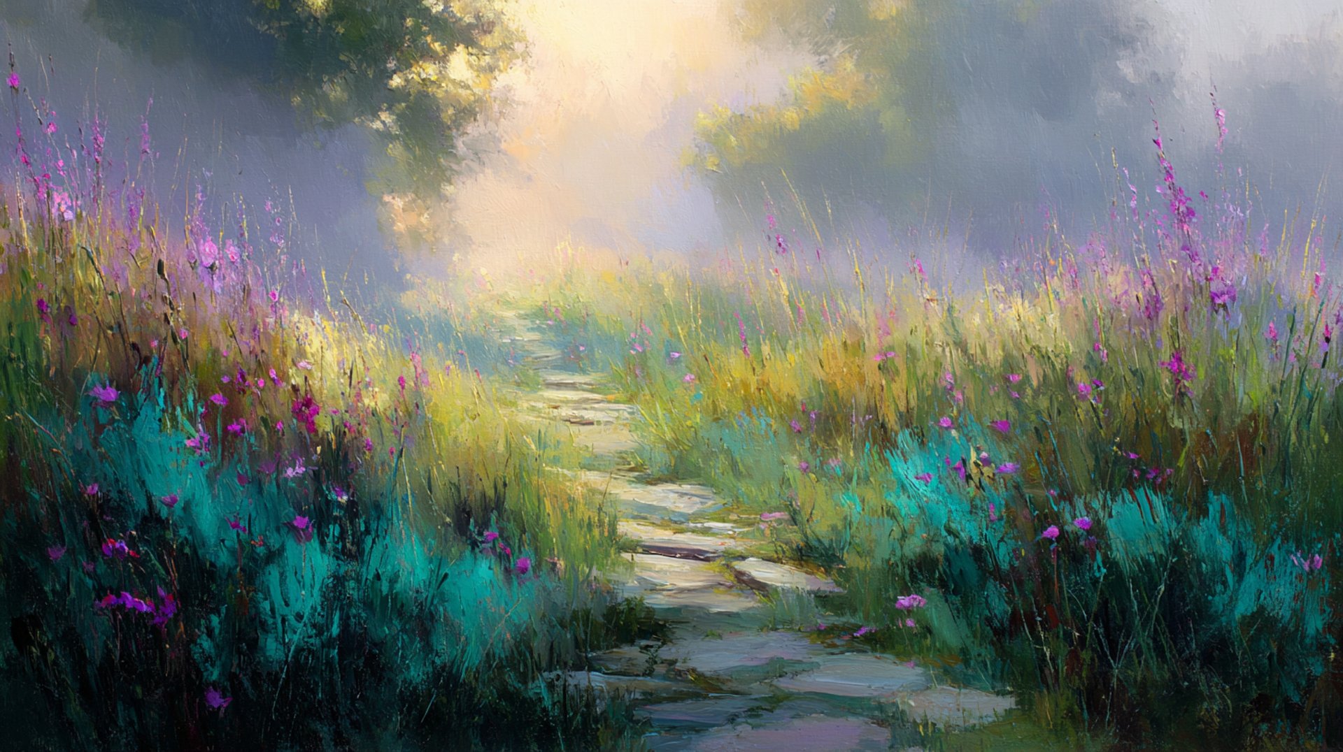 path to yourself, not yet clear but magical