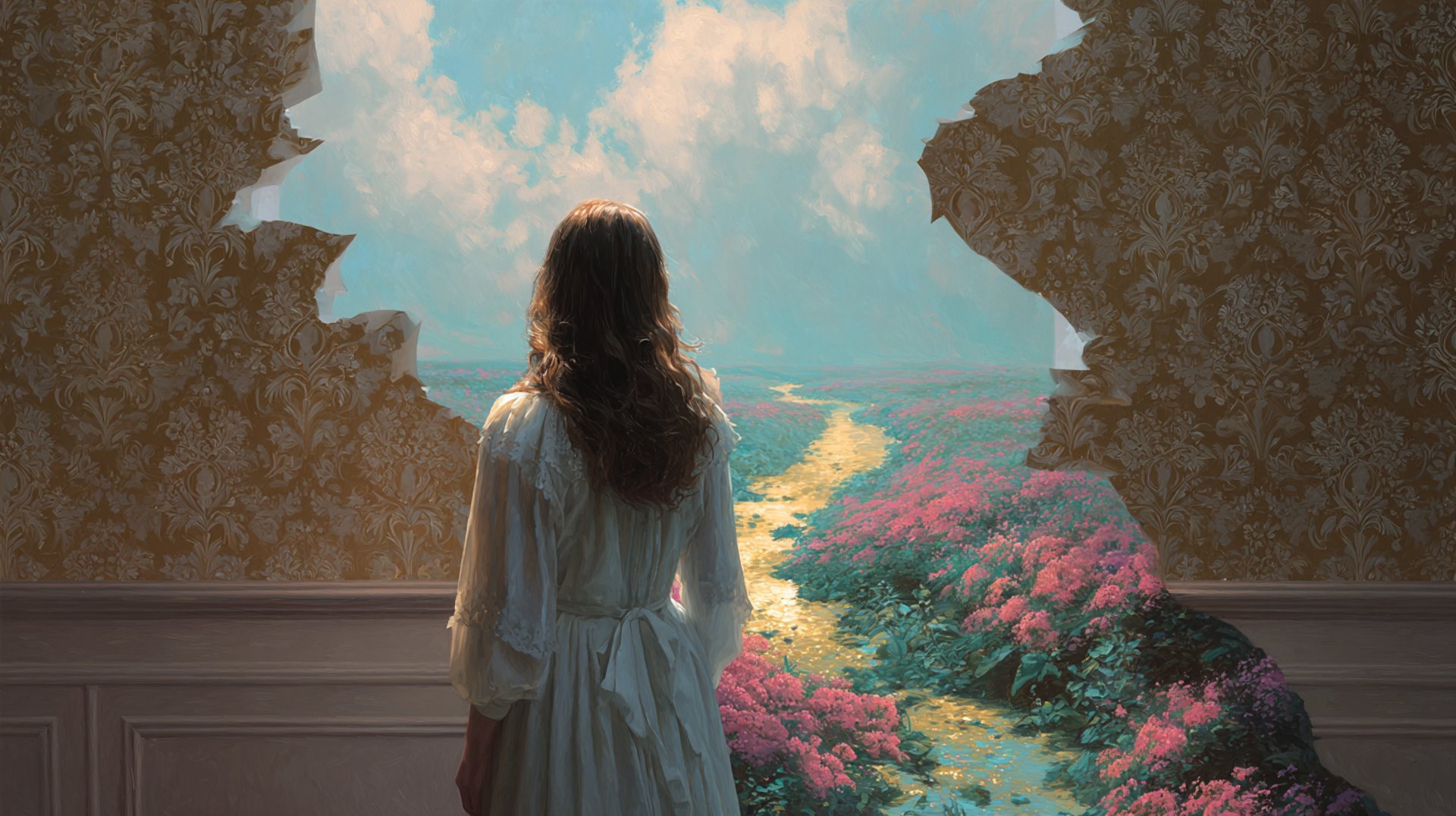 navigate the mist as you are not certain, but the path is in front of you and will become more clear as you keep going