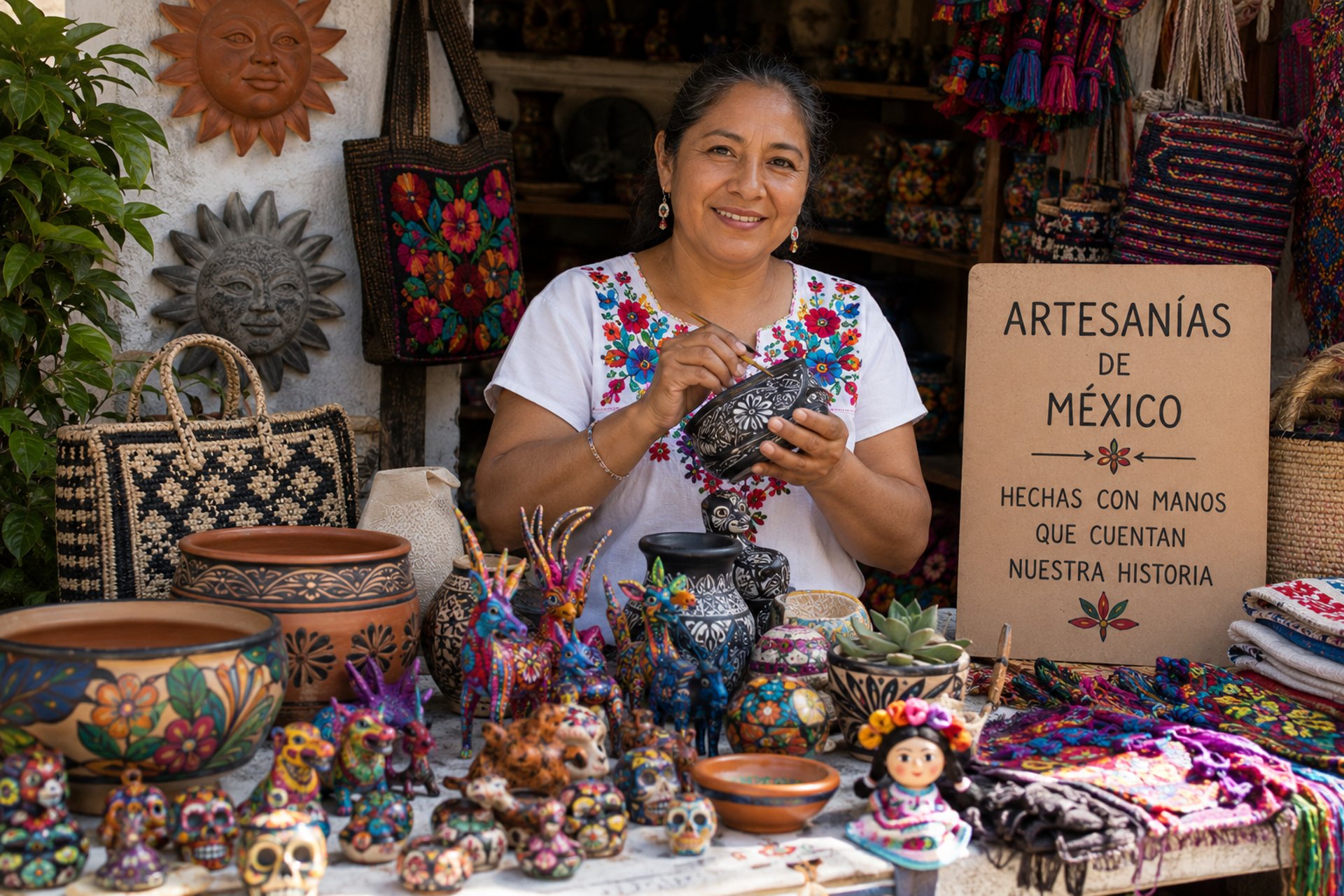 woman holding dried flower