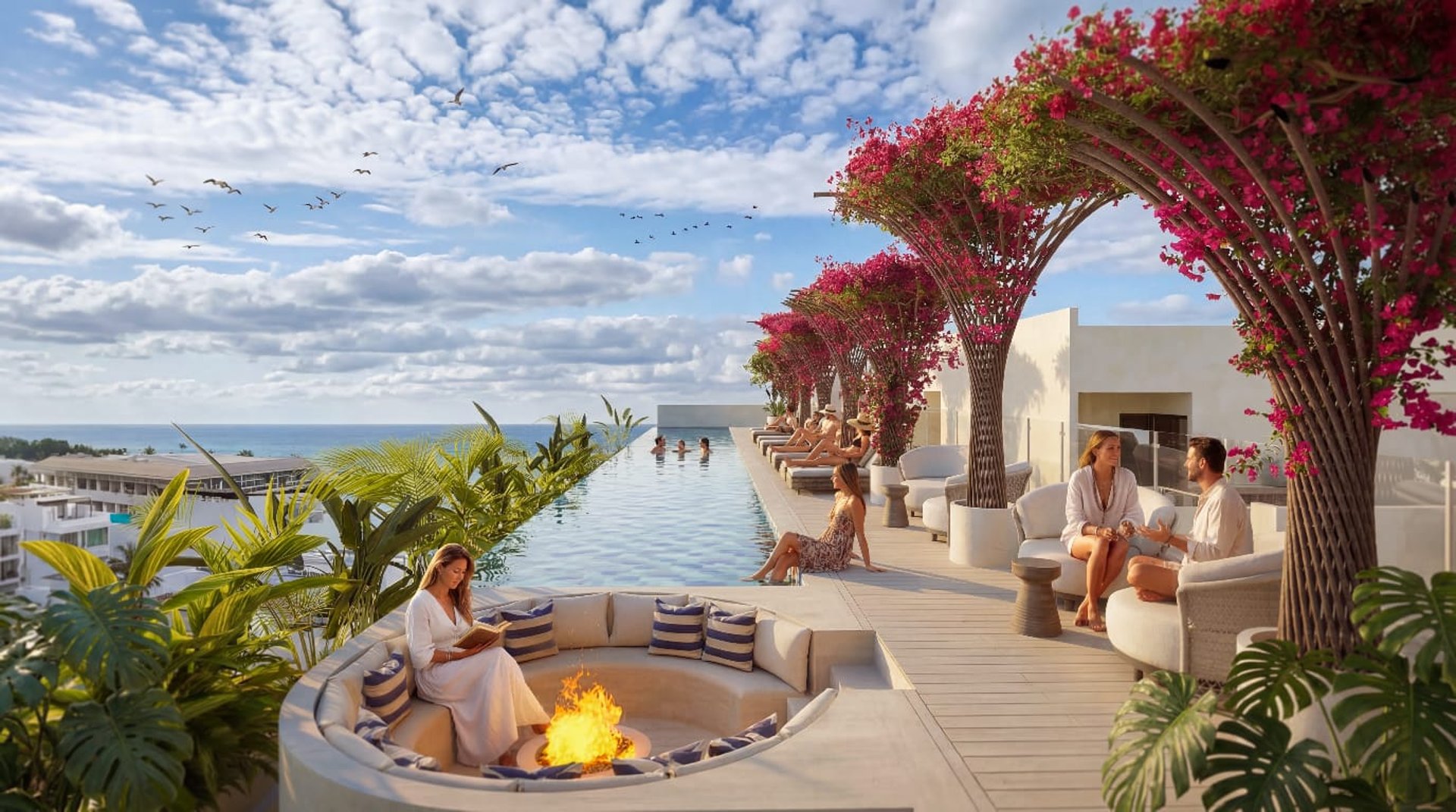 black and brown leather padded tub sofa