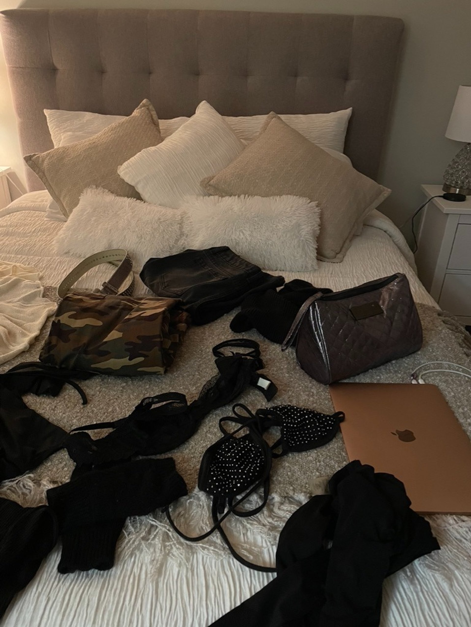 woman holding dried flower