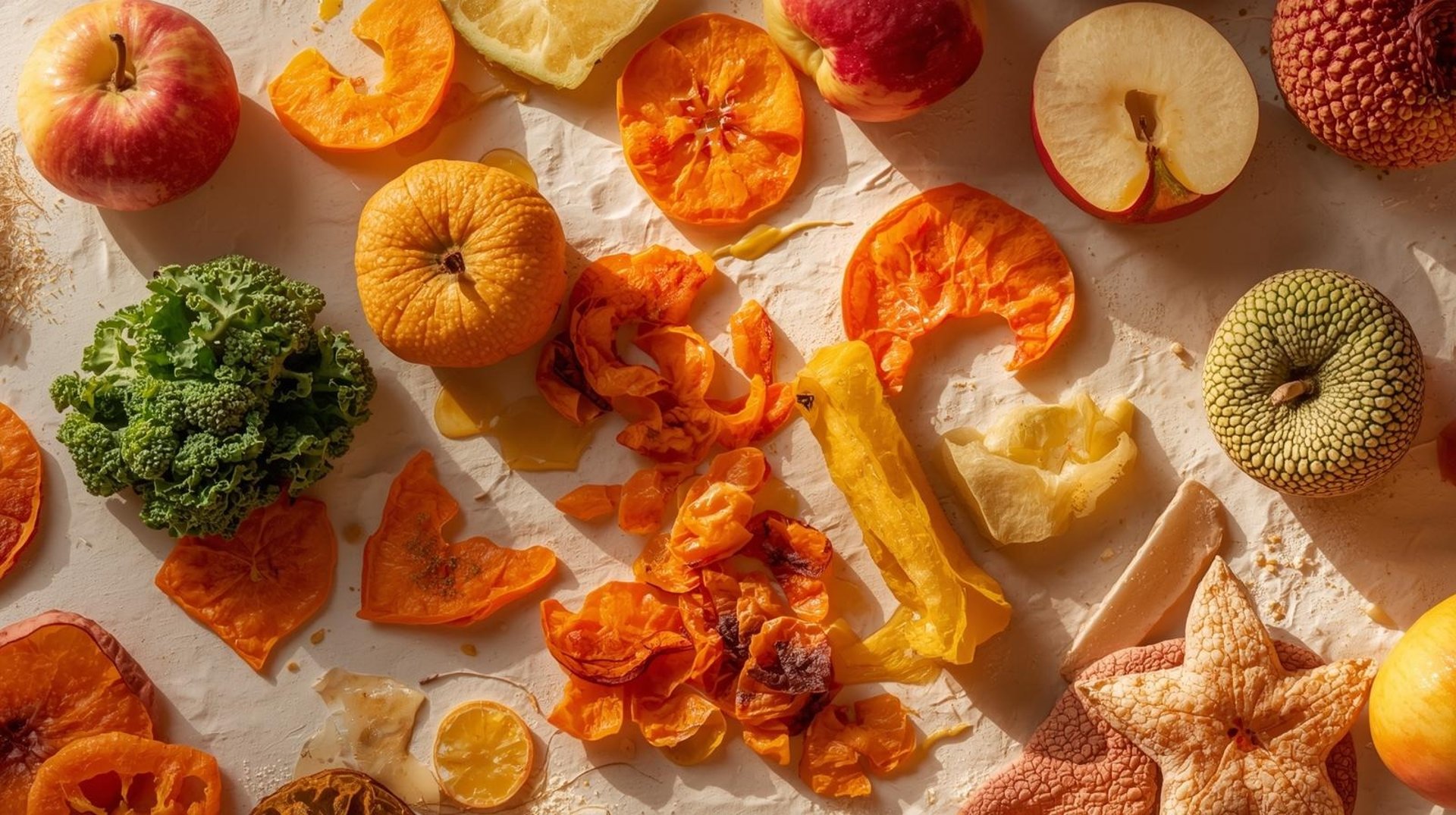 an abstract photo of a curved building with a blue sky in the background