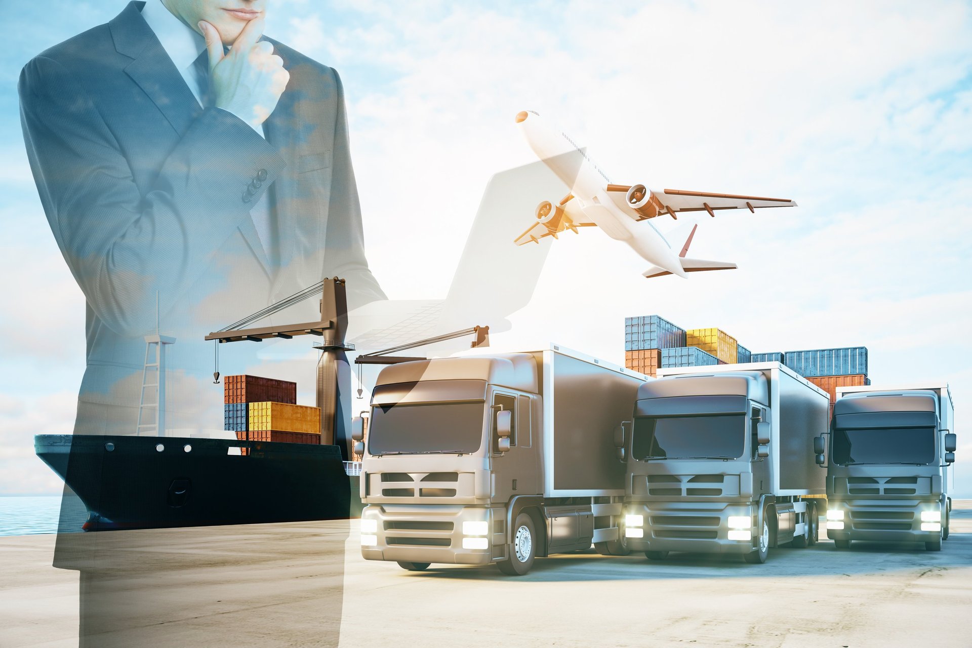 airline about to land on ramp