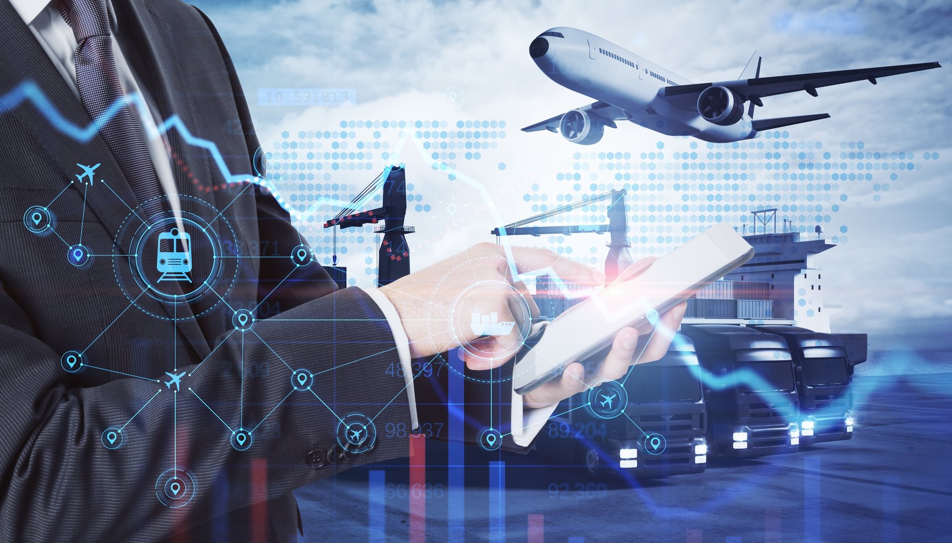 airline about to land on ramp