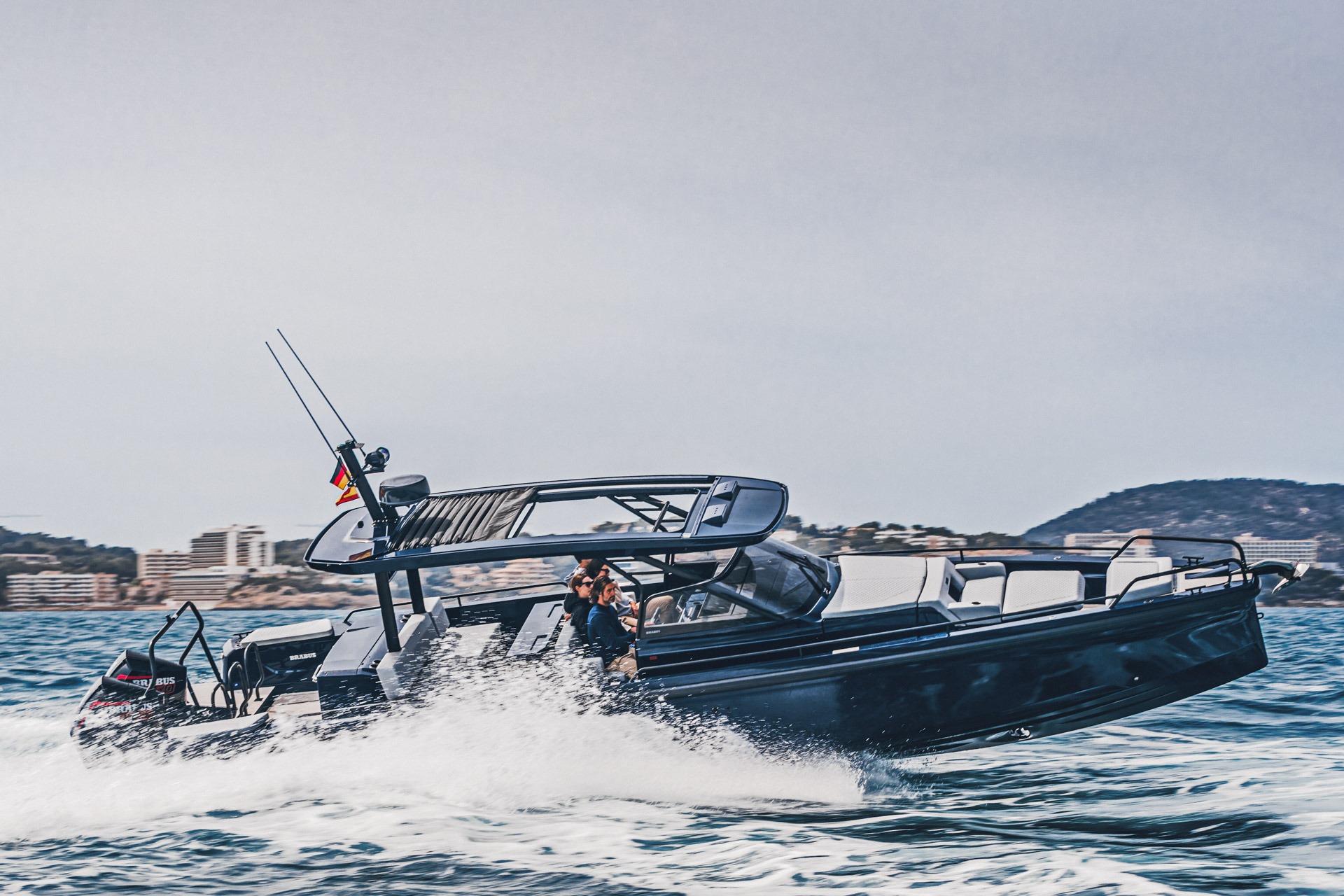 person wearing grey knit sweater