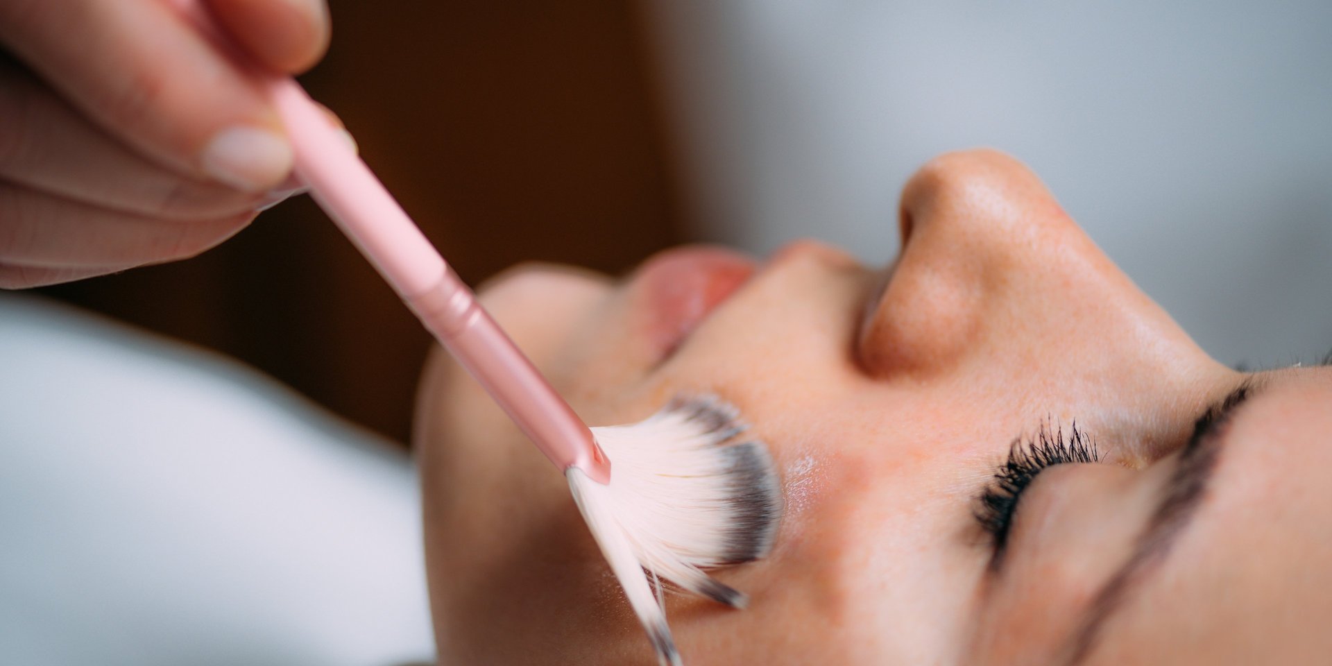 man wearing mud mask