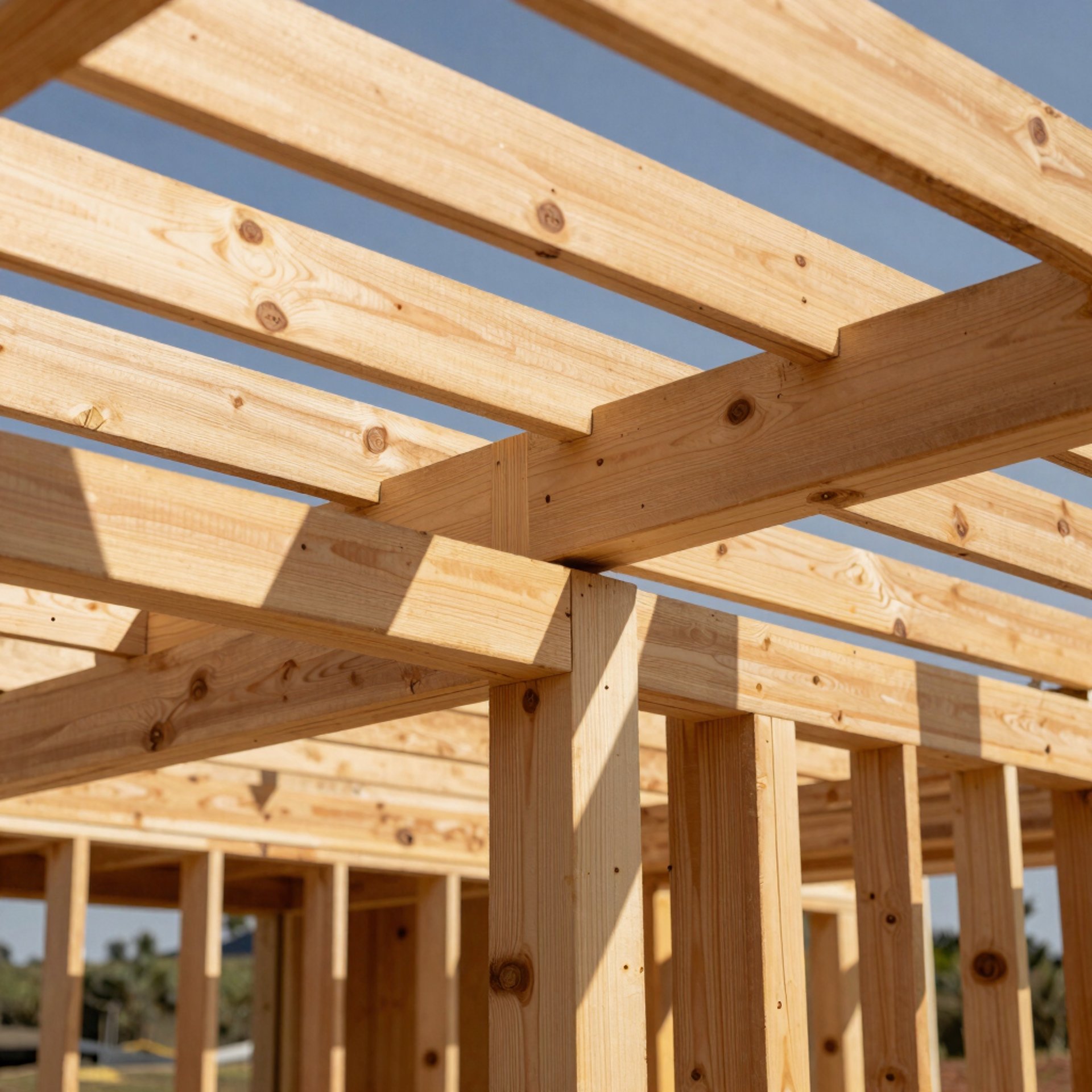 a photo of a roofing timber