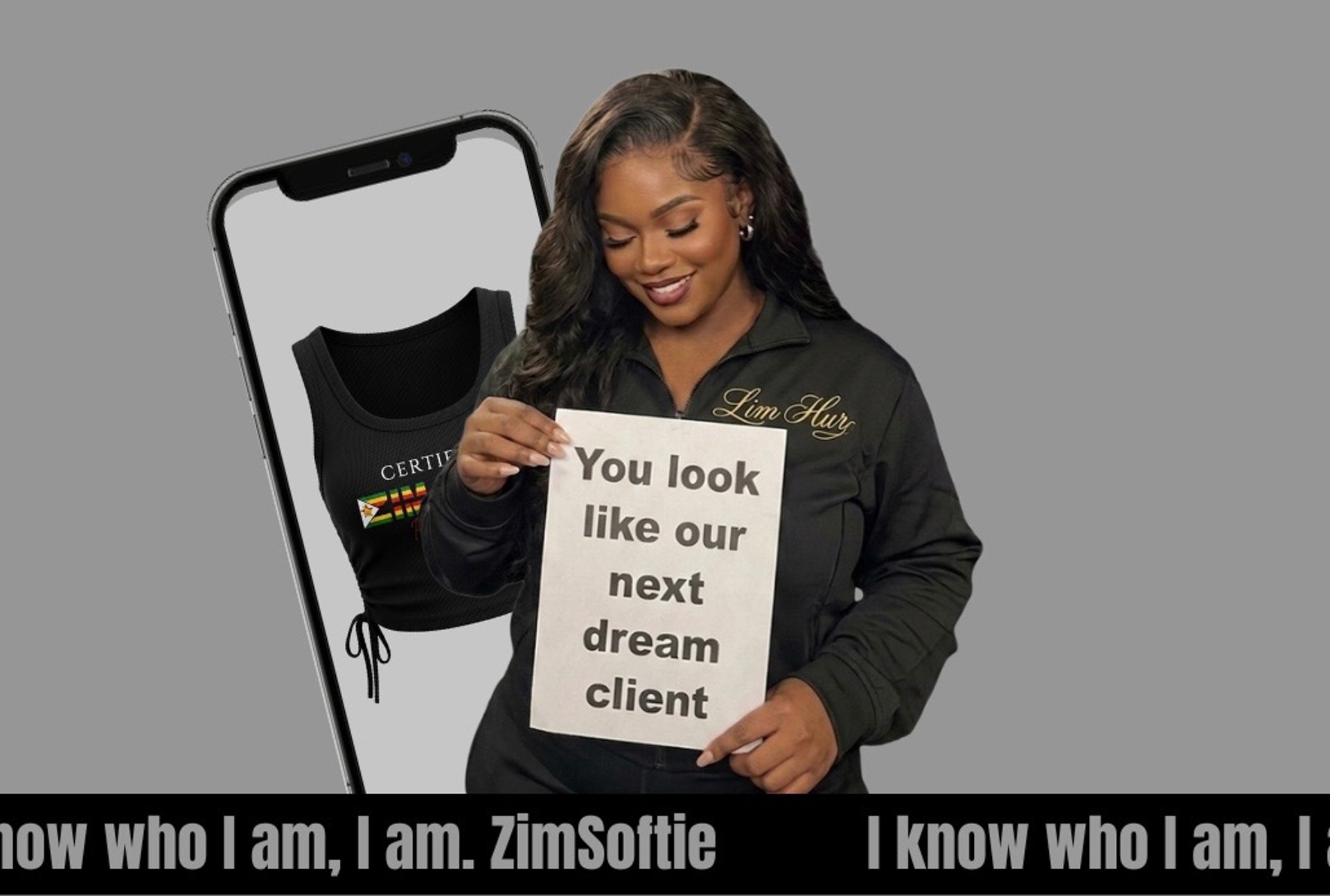 person wearing grey knit sweater