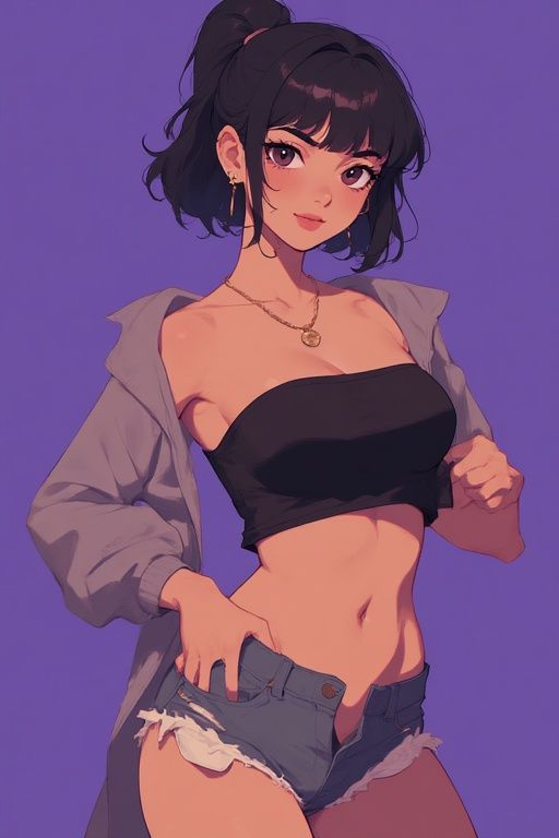 an abstract photo of a curved building with a blue sky in the background