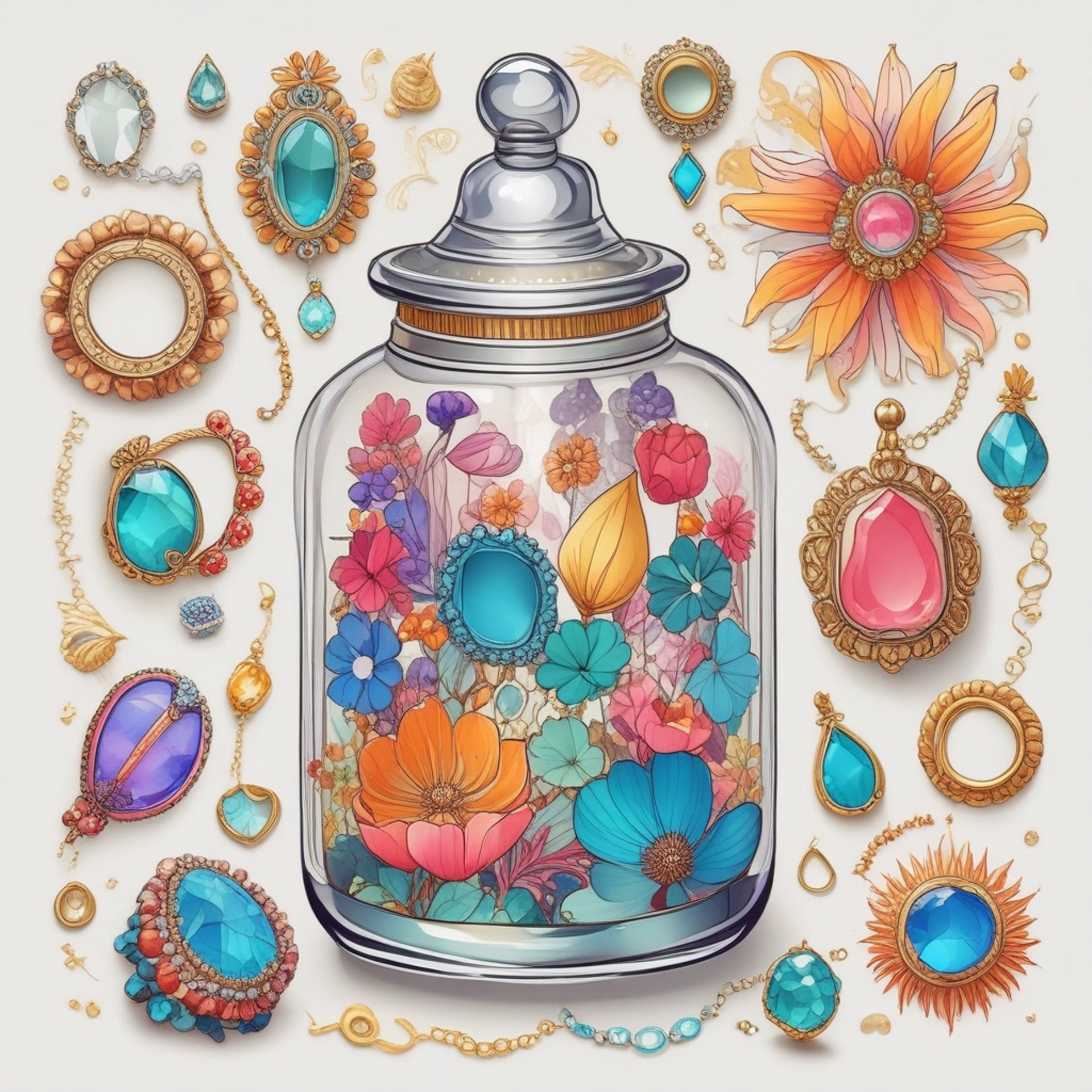 blue and white smoke illustration