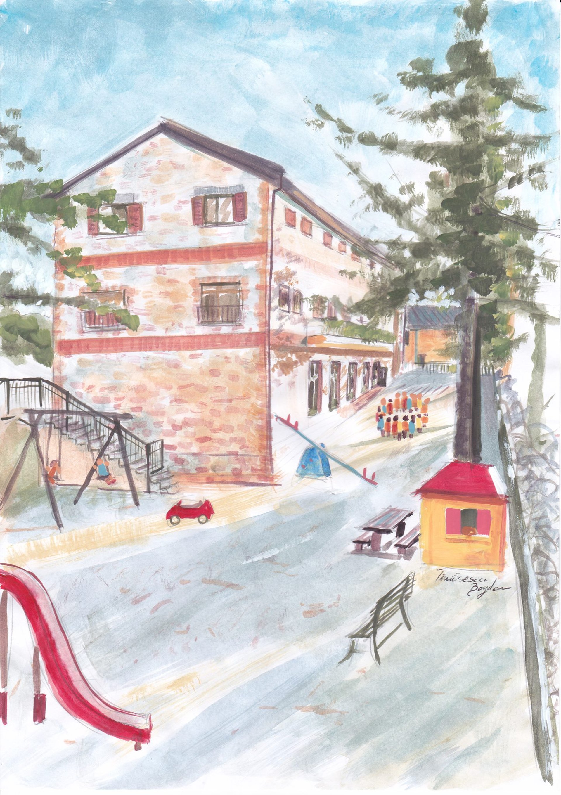 black and brown leather padded tub sofa