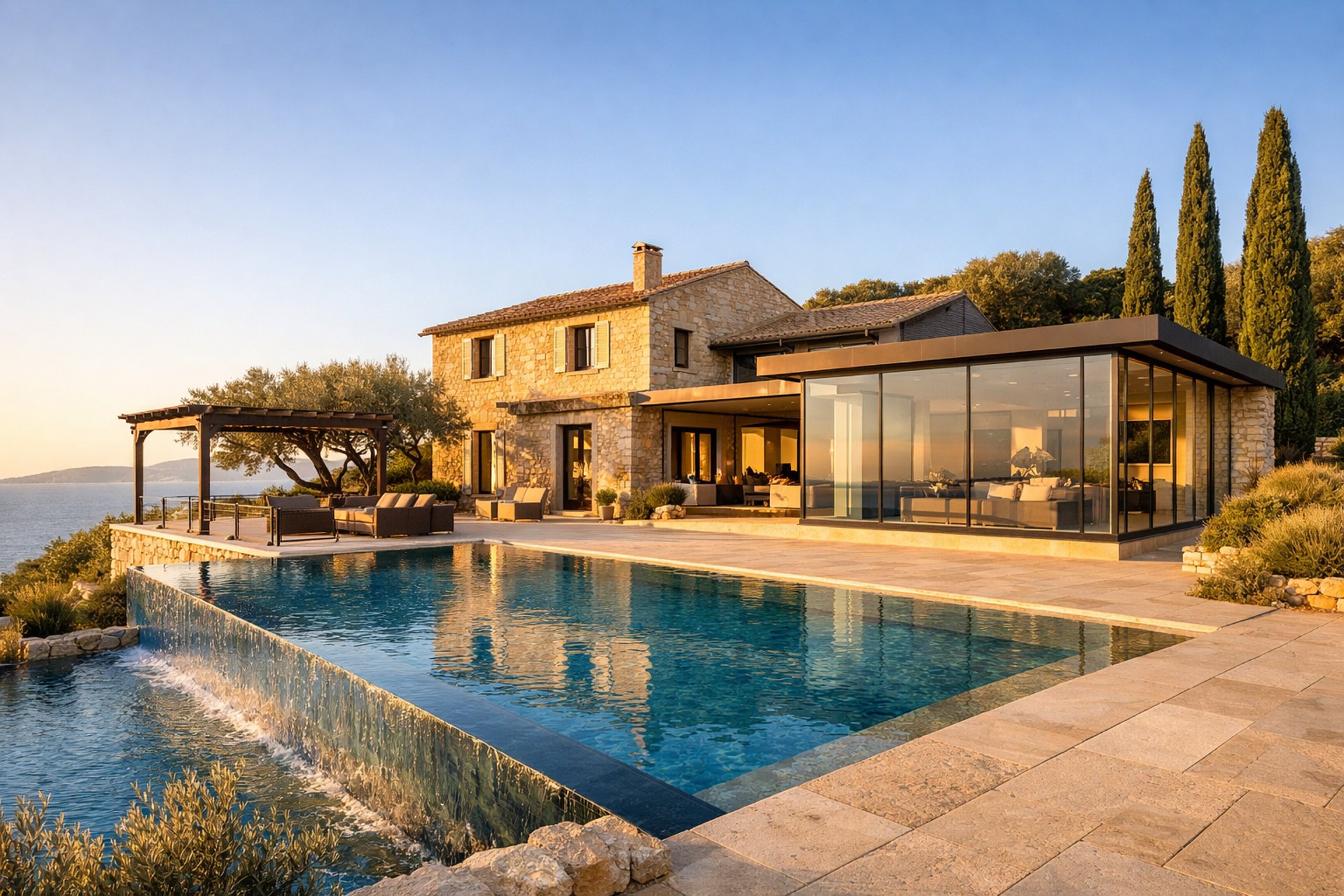 black and brown leather padded tub sofa