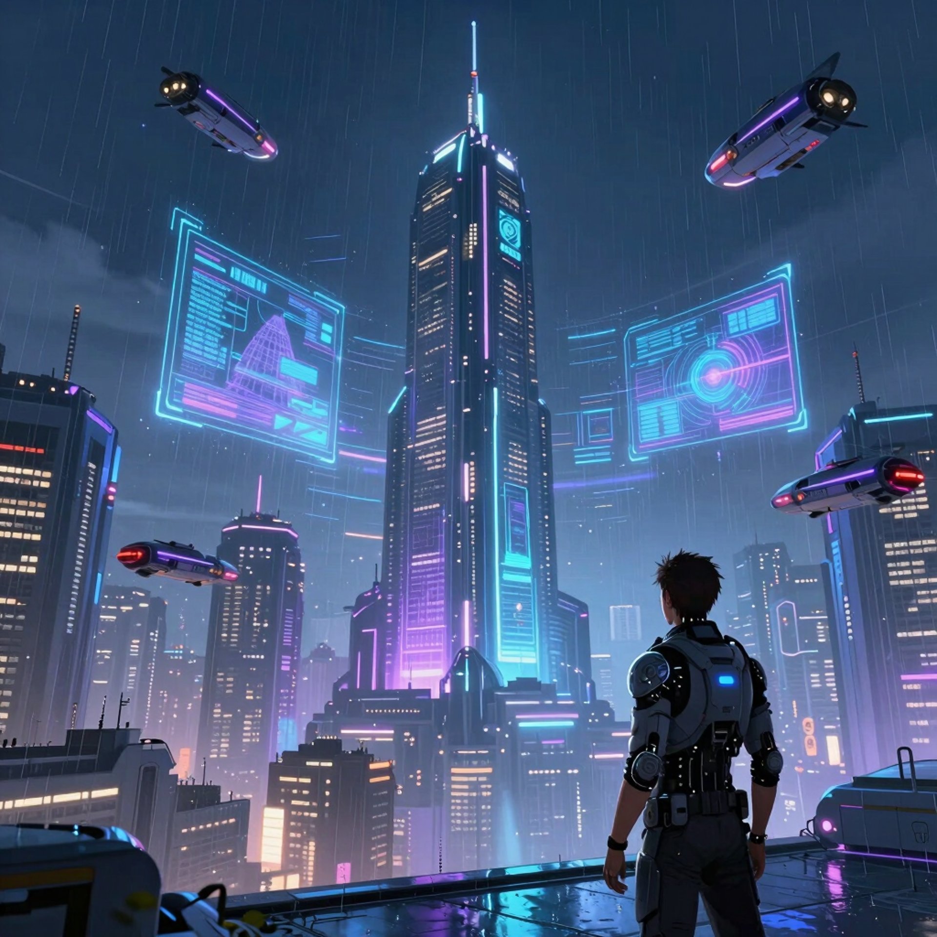 an abstract photo of a curved building with a blue sky in the background