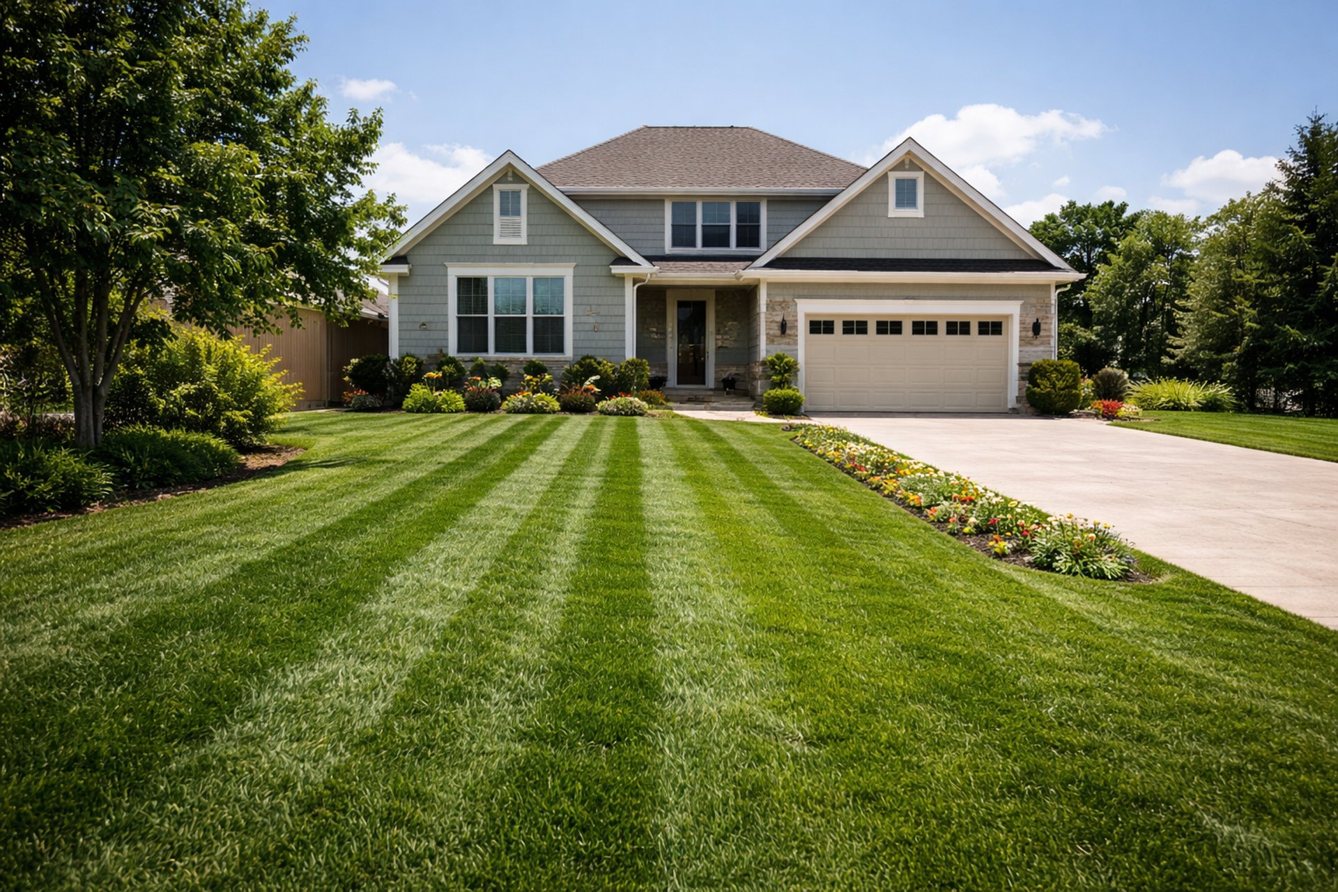 an abstract photo of a curved building with a blue sky in the background