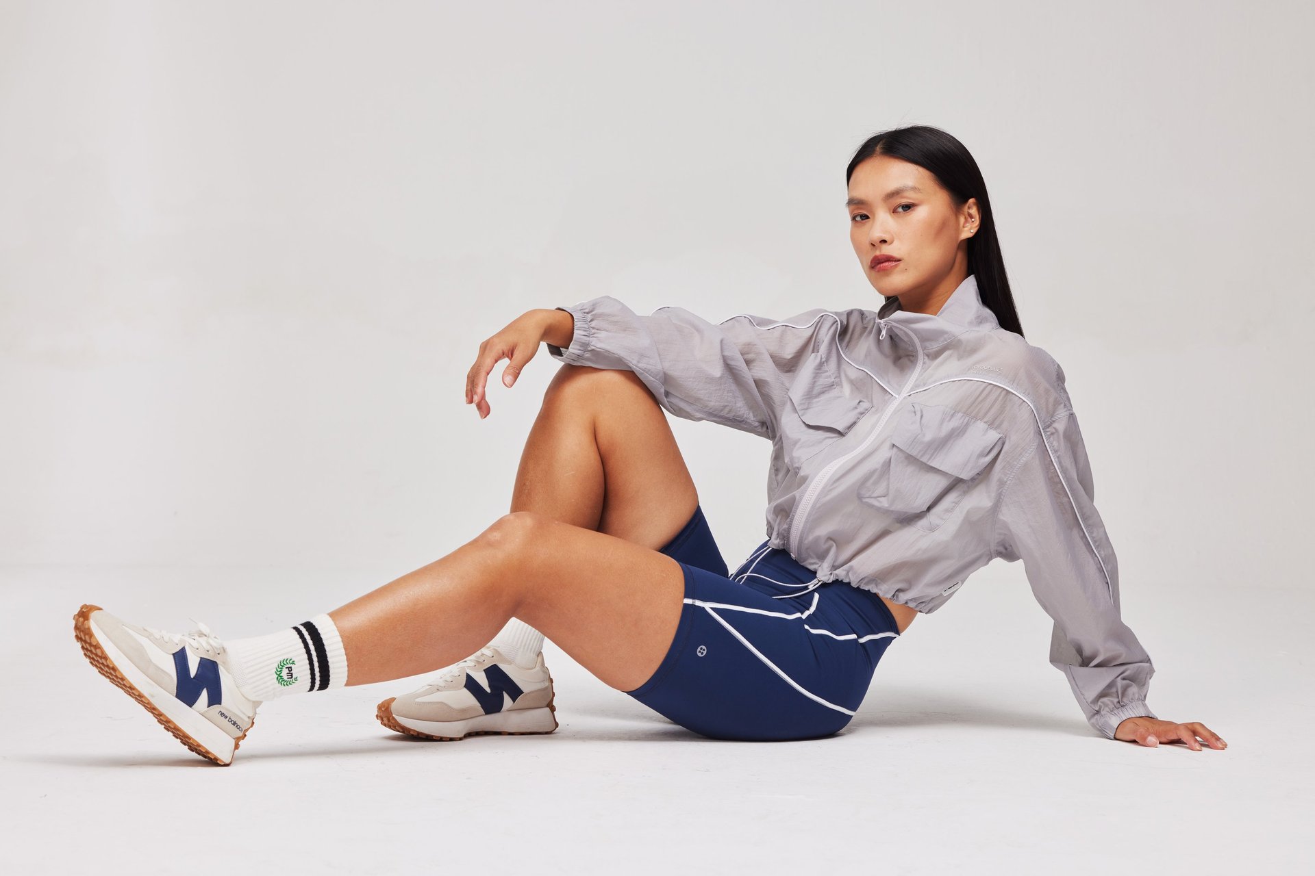 woman holding dried flower