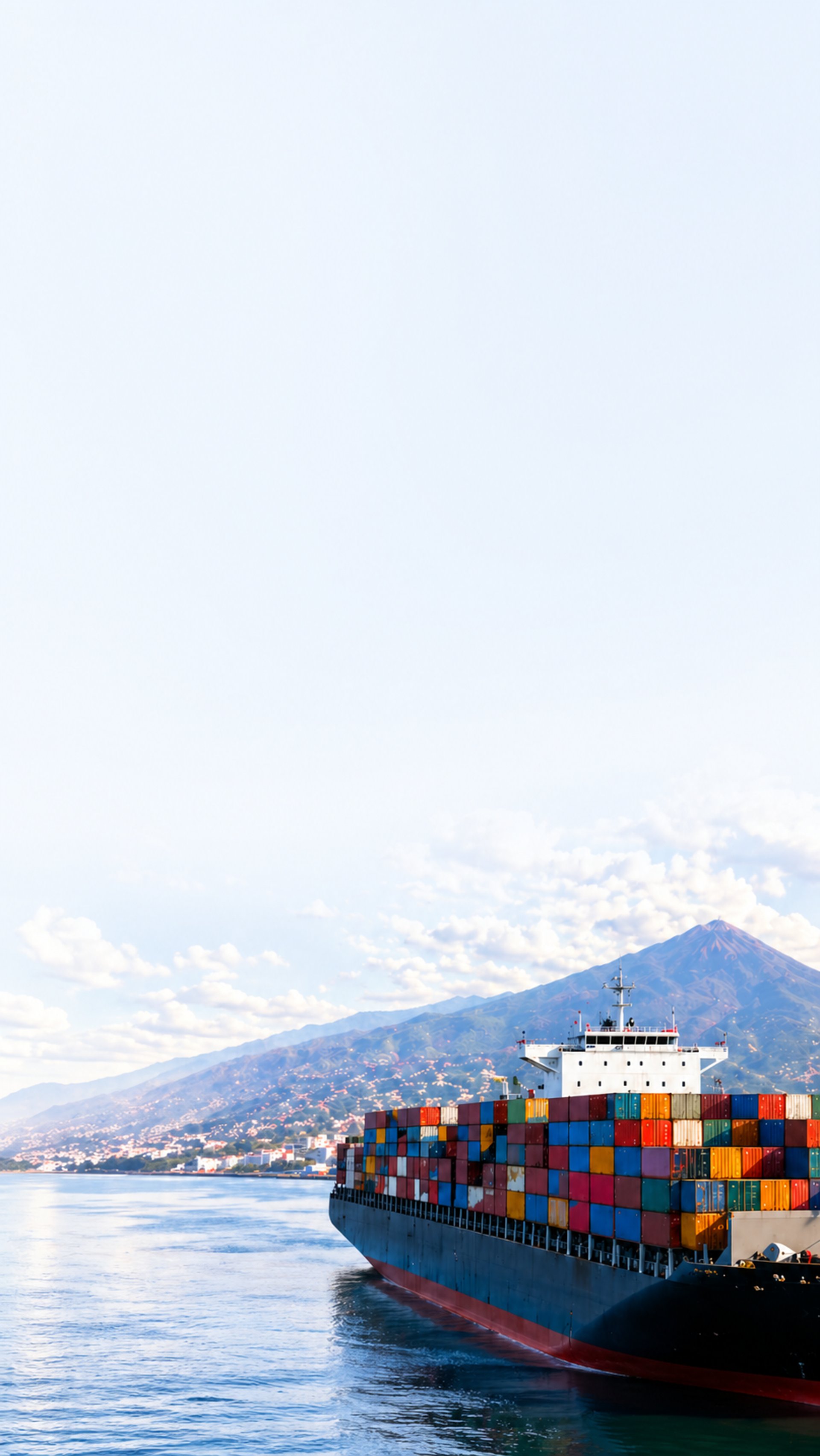 red and blue cargo ship on body of water during daytime