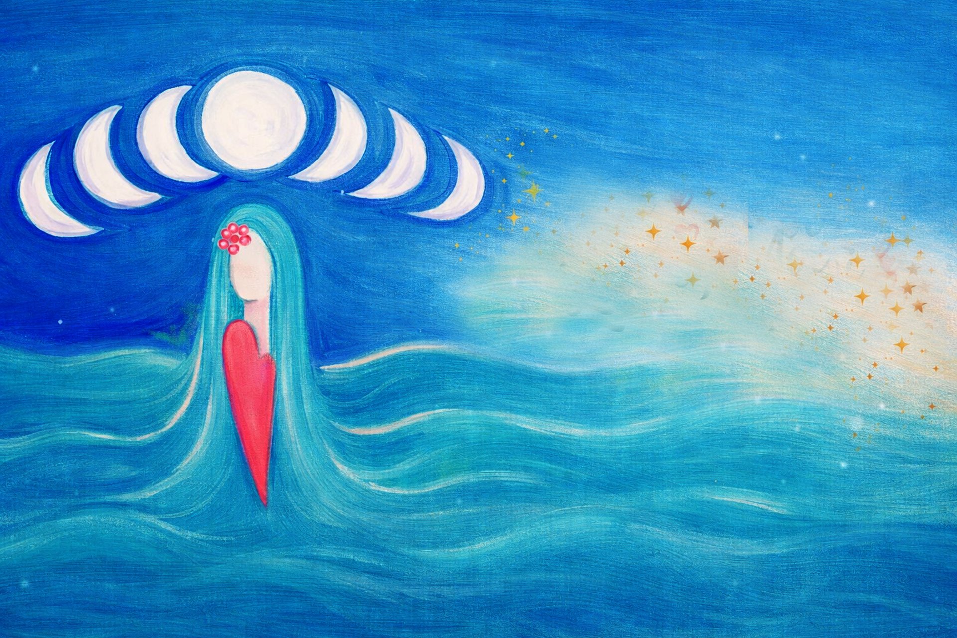 a group of planets in space