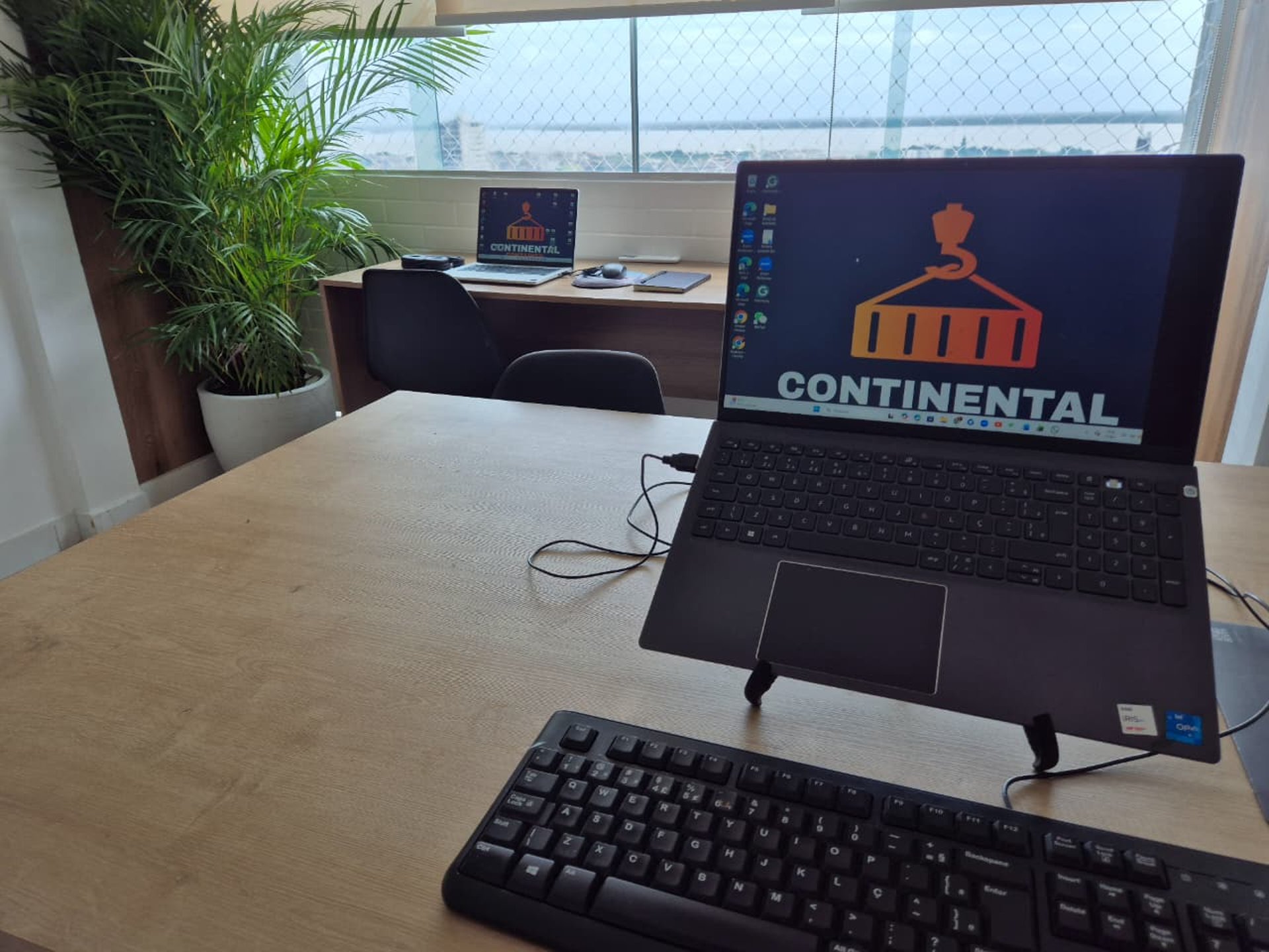 an abstract photo of a curved building with a blue sky in the background