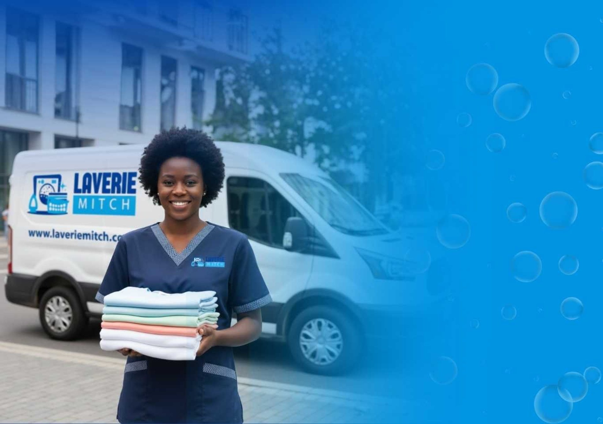 an abstract photo of a curved building with a blue sky in the background