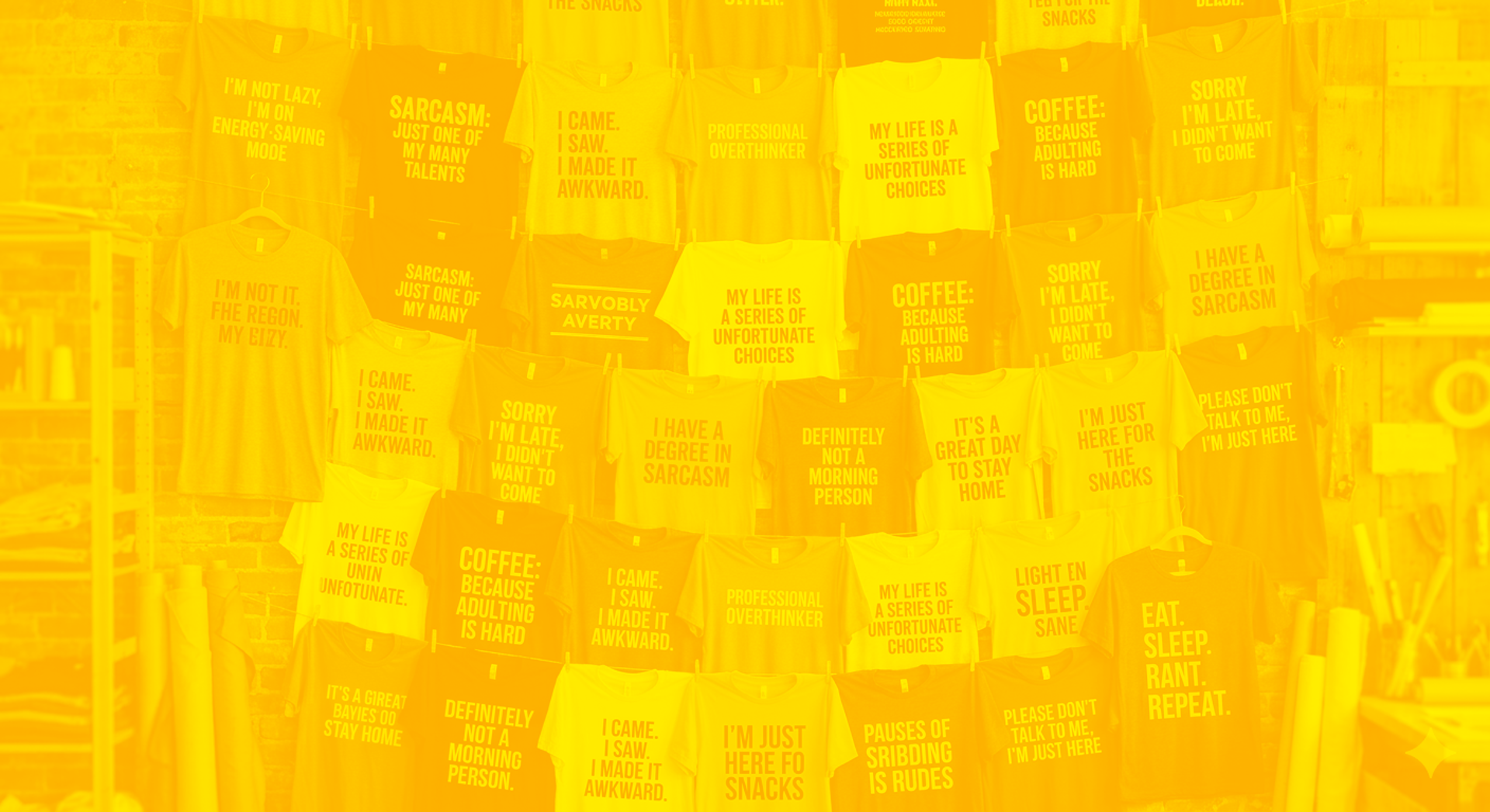 a yellow and white business card sitting on top of a yellow table