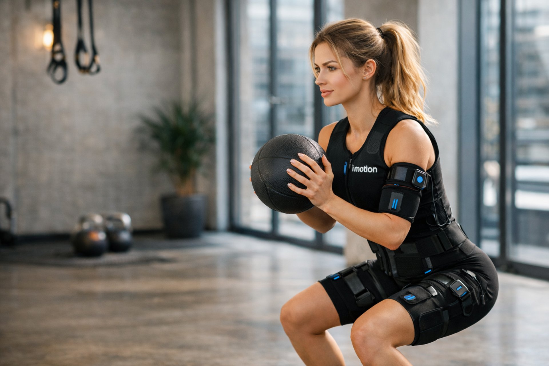 an abstract photo of a curved building with a blue sky in the background