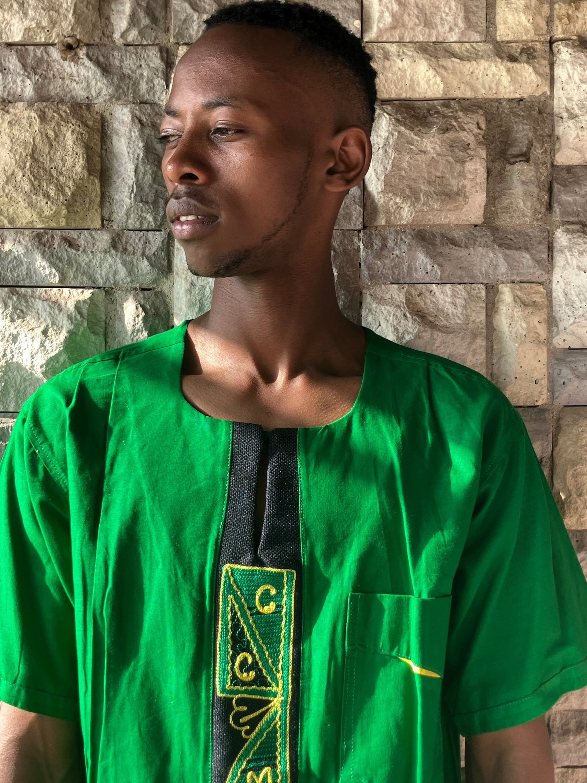 black blue and yellow textile