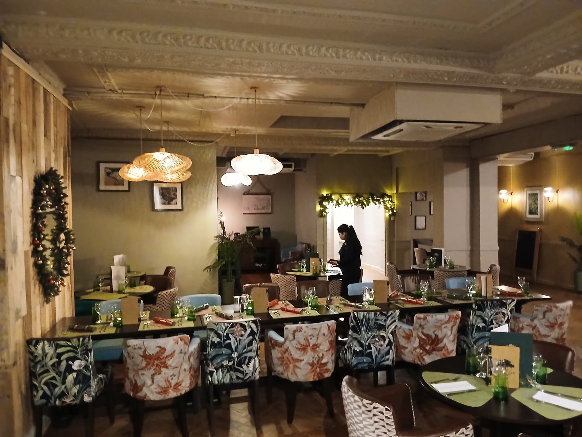 woman wearing yellow long-sleeved dress under white clouds and blue sky during daytime